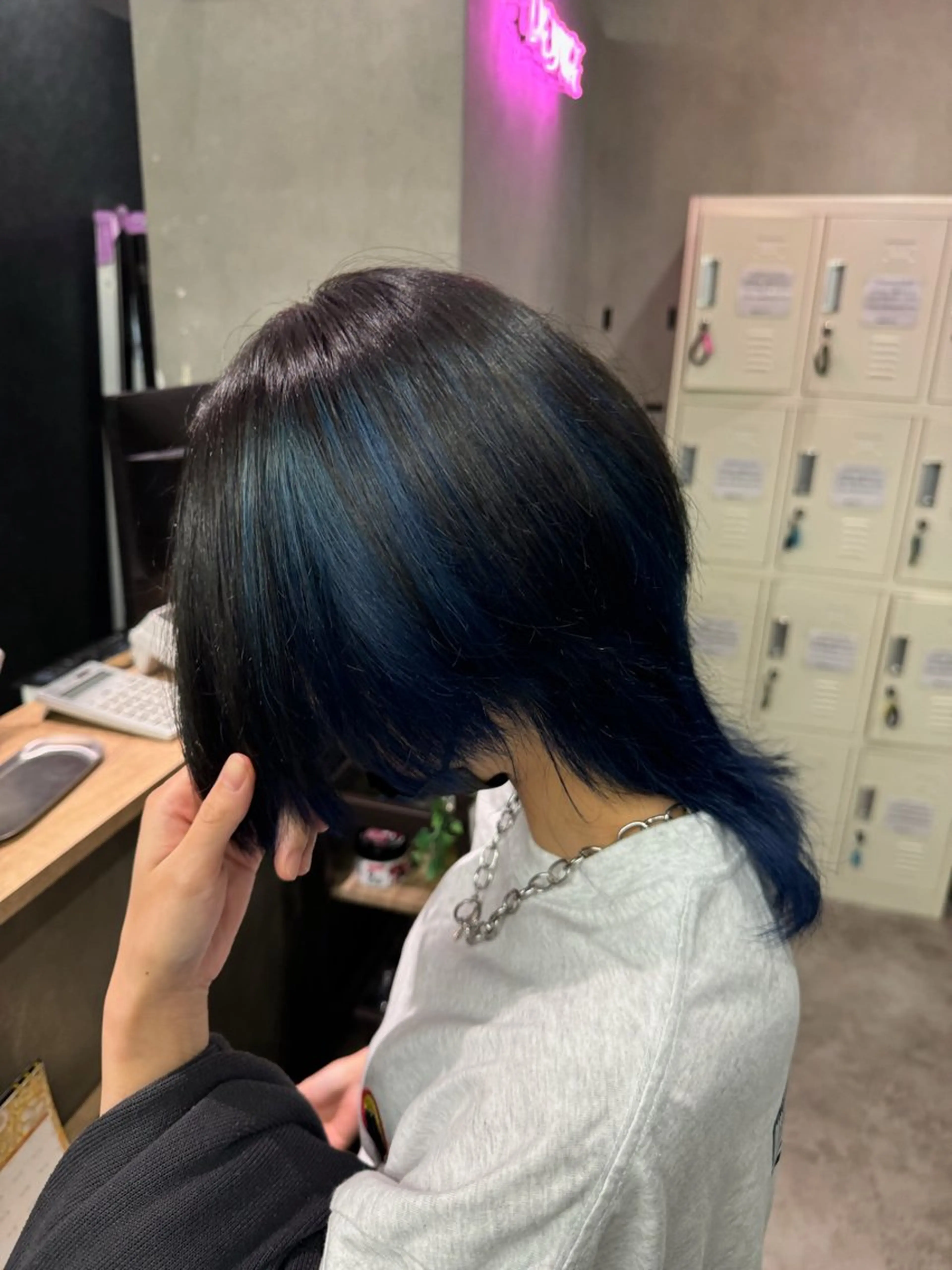 ミディアム ヘアアレンジ カット ヘアカラー トリートメント 💫きたはら りおん💫のヘアスタイル