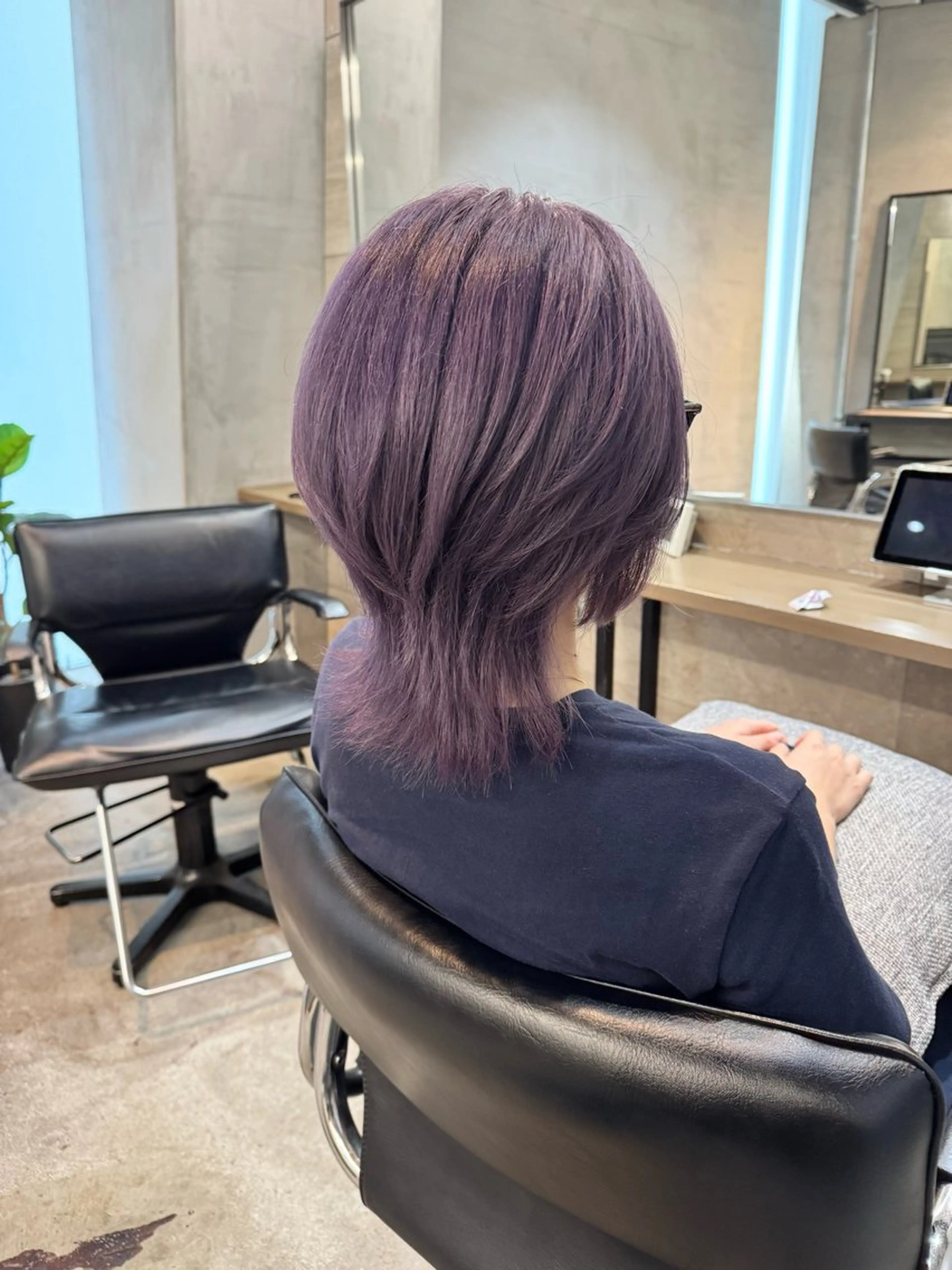 ミディアム ヘアカラー トリートメント ヘアセット 髪質改善＆艶カラー Zina💋池袋のヘアスタイル