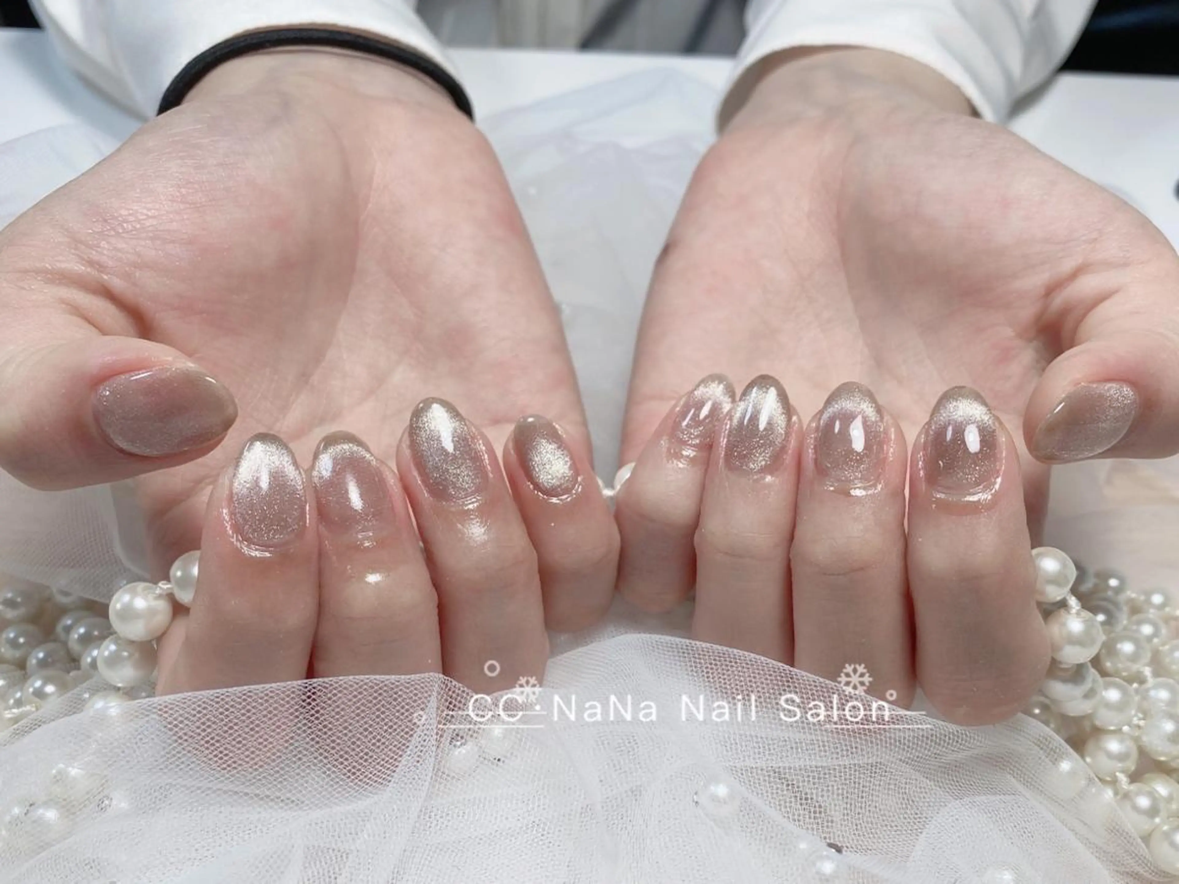 ネイル ジェルネイル パラジェル スカルプネイル ハンドネイル 💎CC・NaNa 韓国風ネイル🌙Cのネイルデザイン