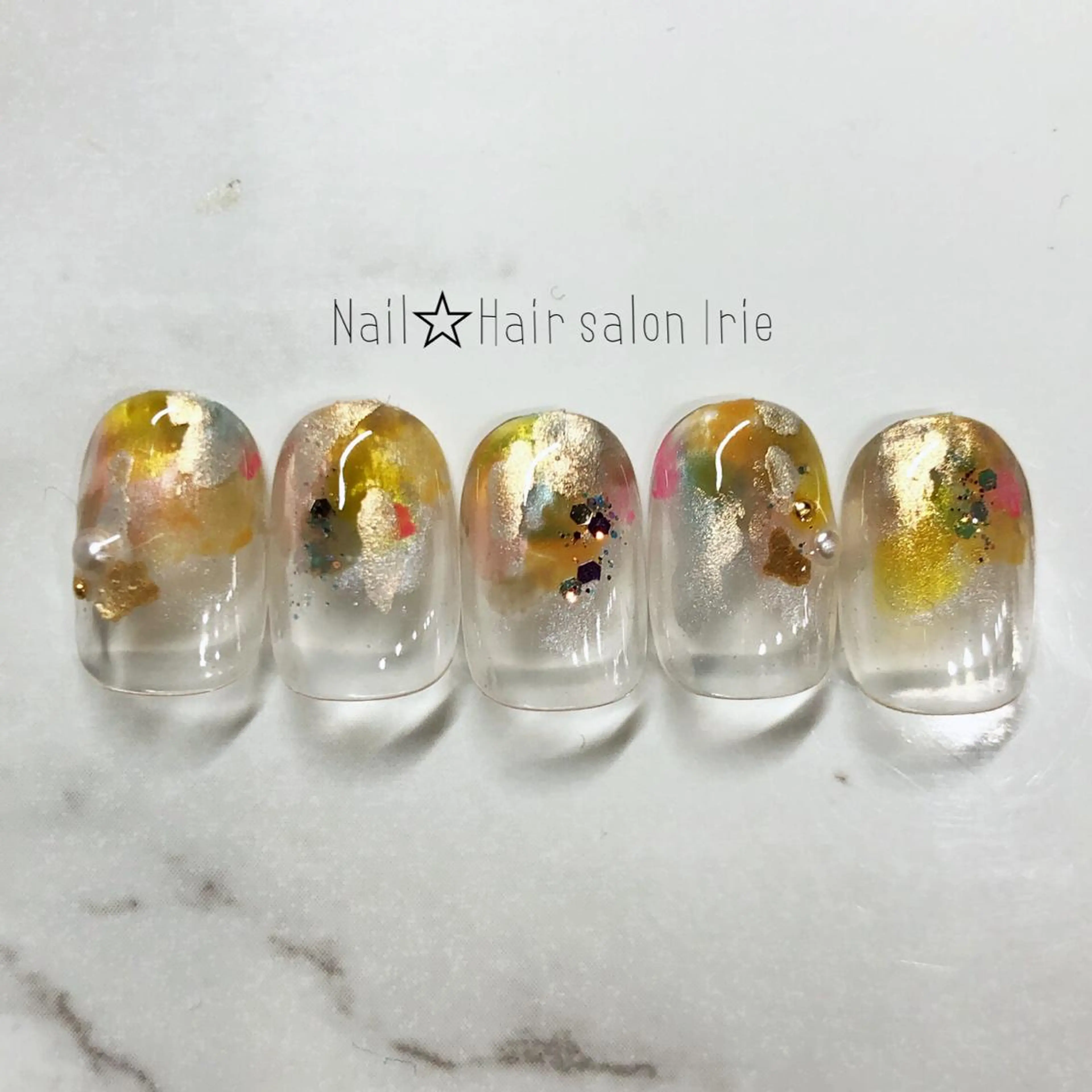 ネイル ハンドネイル Hair salon Irie所属・與儀 知佳のネイルデザイン