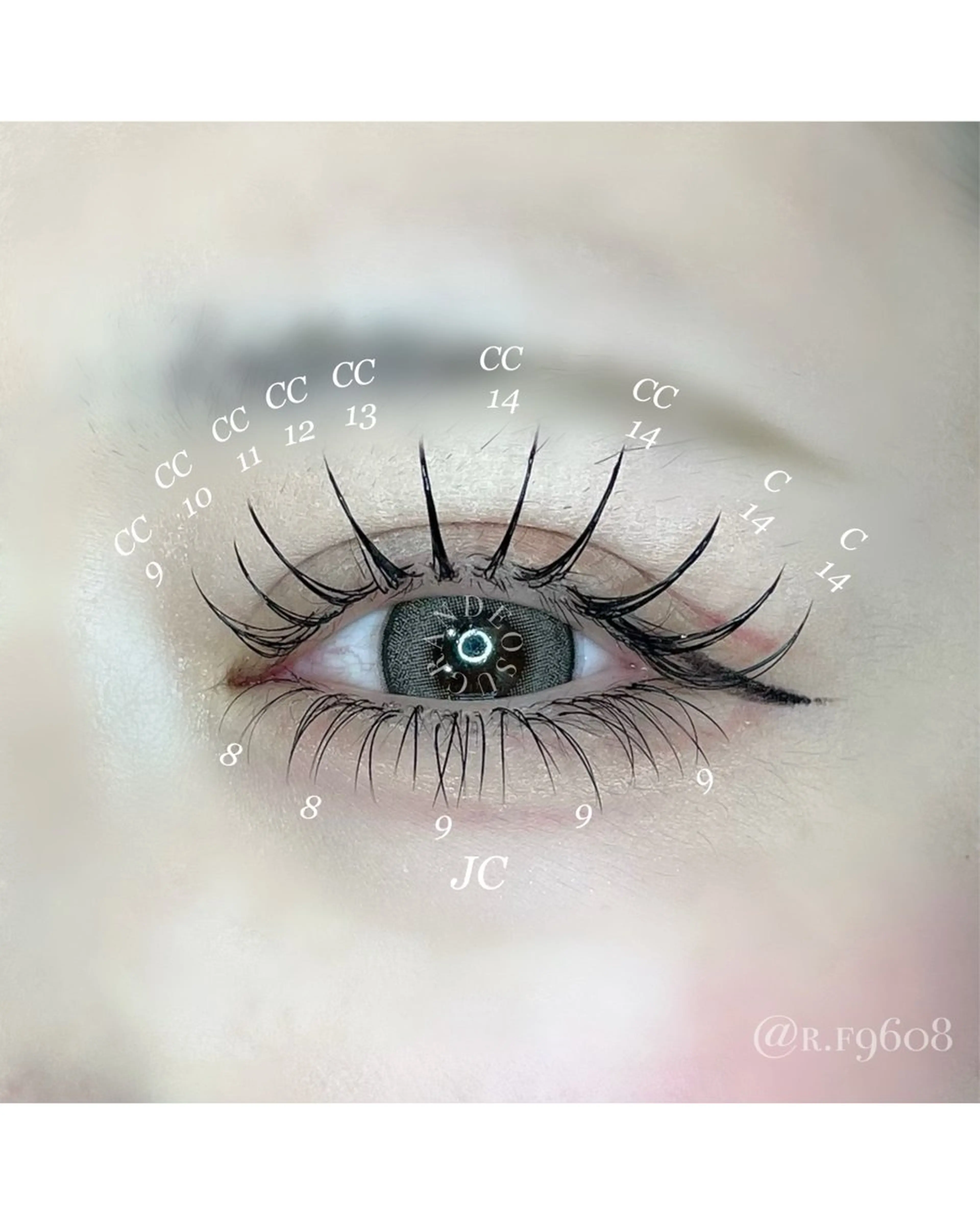 マツエク・マツパ マツエク GRANDE OSU 藤原/eye店長のマツエク・マツパデザイン