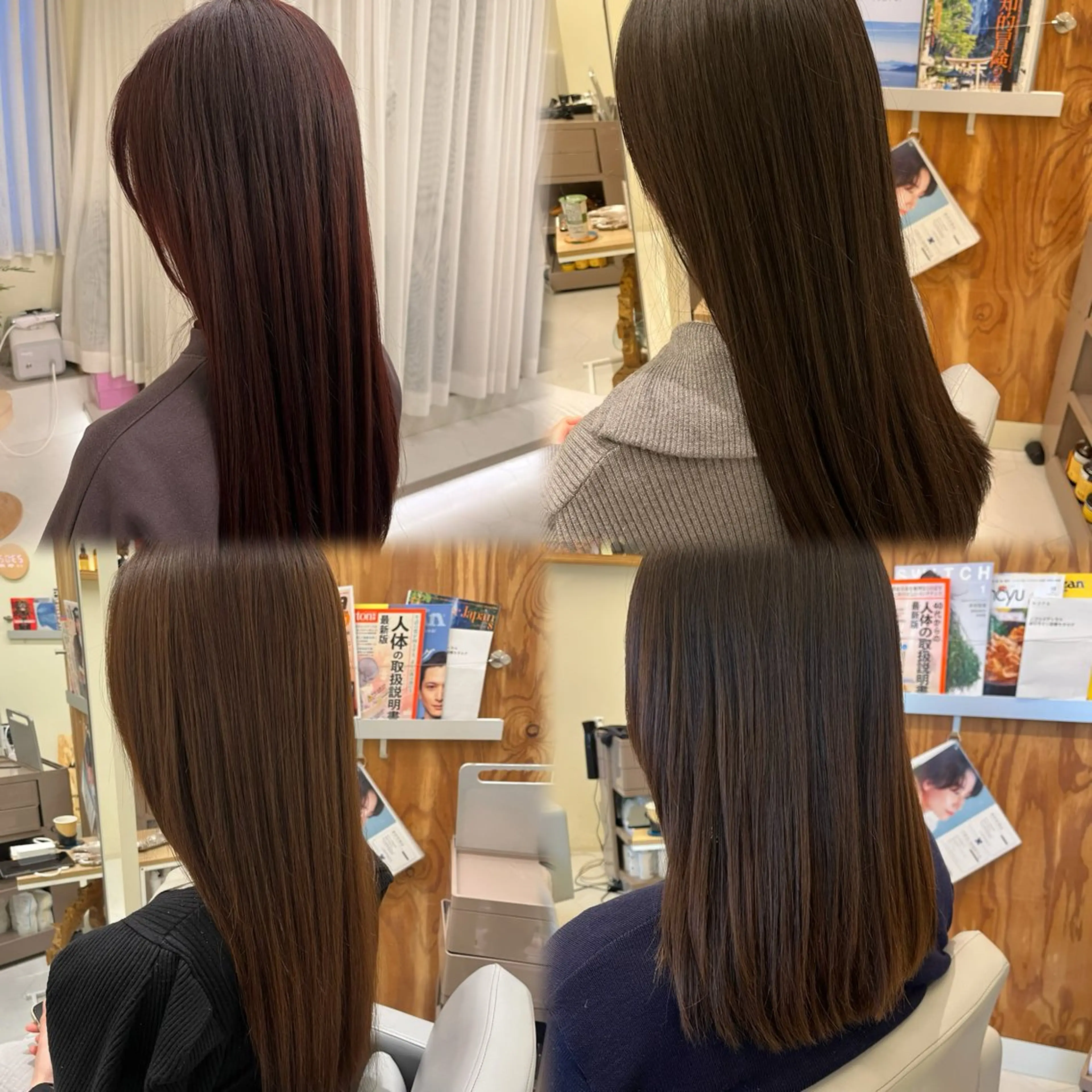 🔥大人女子人気❤️似合わせカット+髪質改善トリートメント✨柔らか艶髪に仕上げます✨(シャンプーブロー込の写真