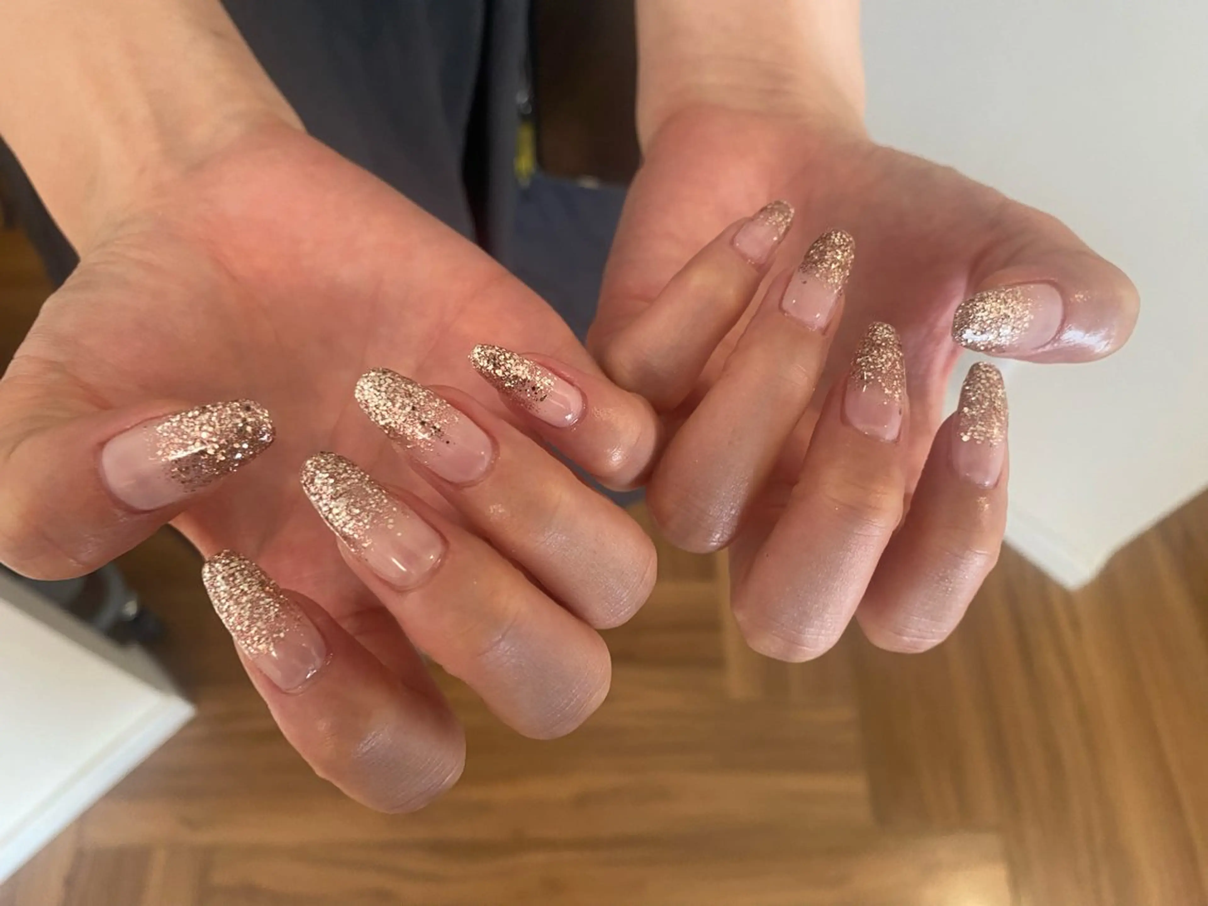 ネイル ラメ(グリッター) ラメグラデーション ワンカラーネイル OAK溝の口 SAWAのその他イメージ