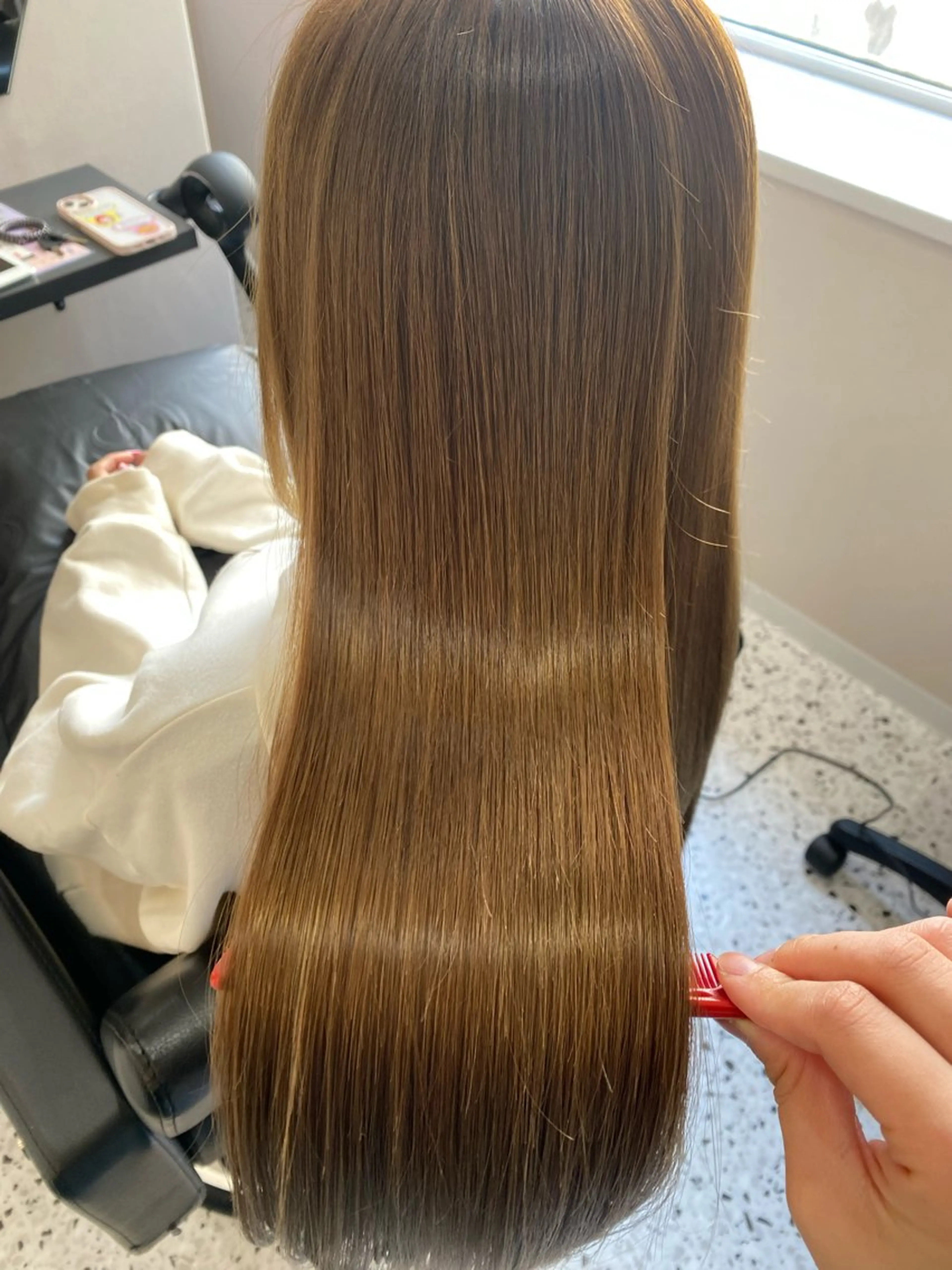 セミロング カラー ヘアカラー 美髪×髪質改善 🖤Yukineのヘアスタイル