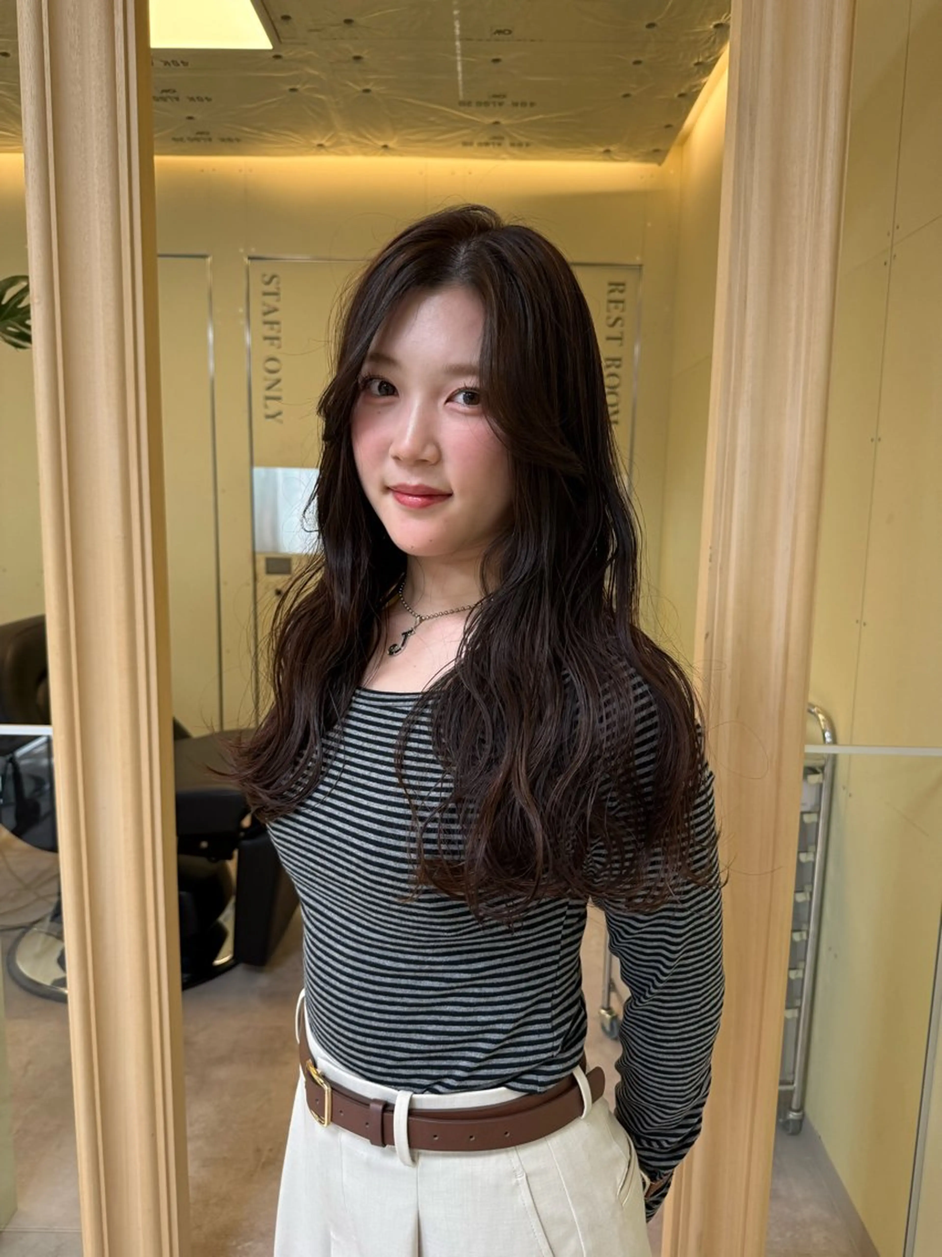 セミロング カラー カット ヘアカラー 伶風/ボブ/ ハッシュカットのヘアスタイル