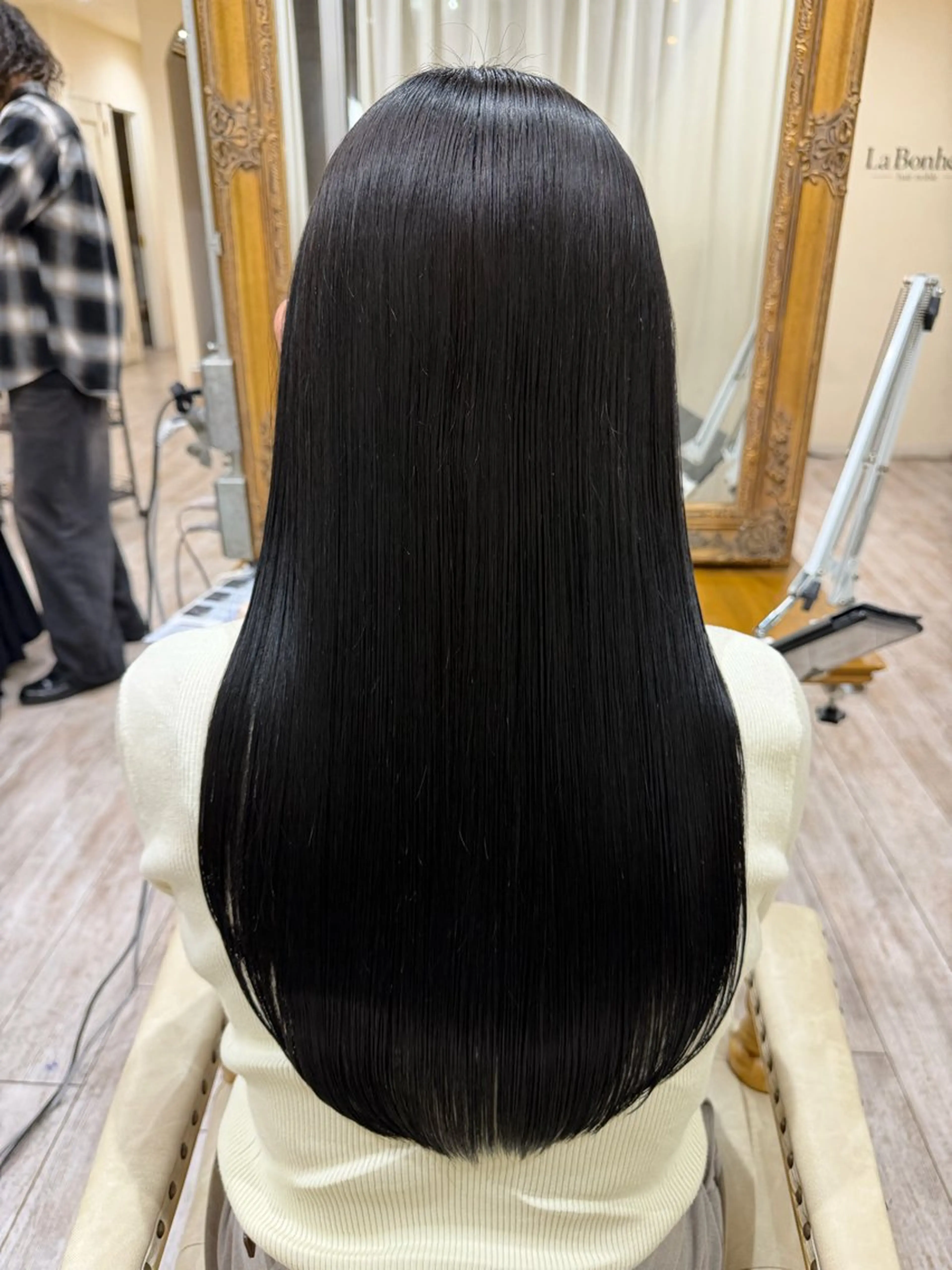 ロング カラー 髪質改善 レイヤーカット ロング カット ヘアカラー 縮毛矯正 トリートメント 新越谷noble店長 松本拓也▶◀*.のヘアスタイル