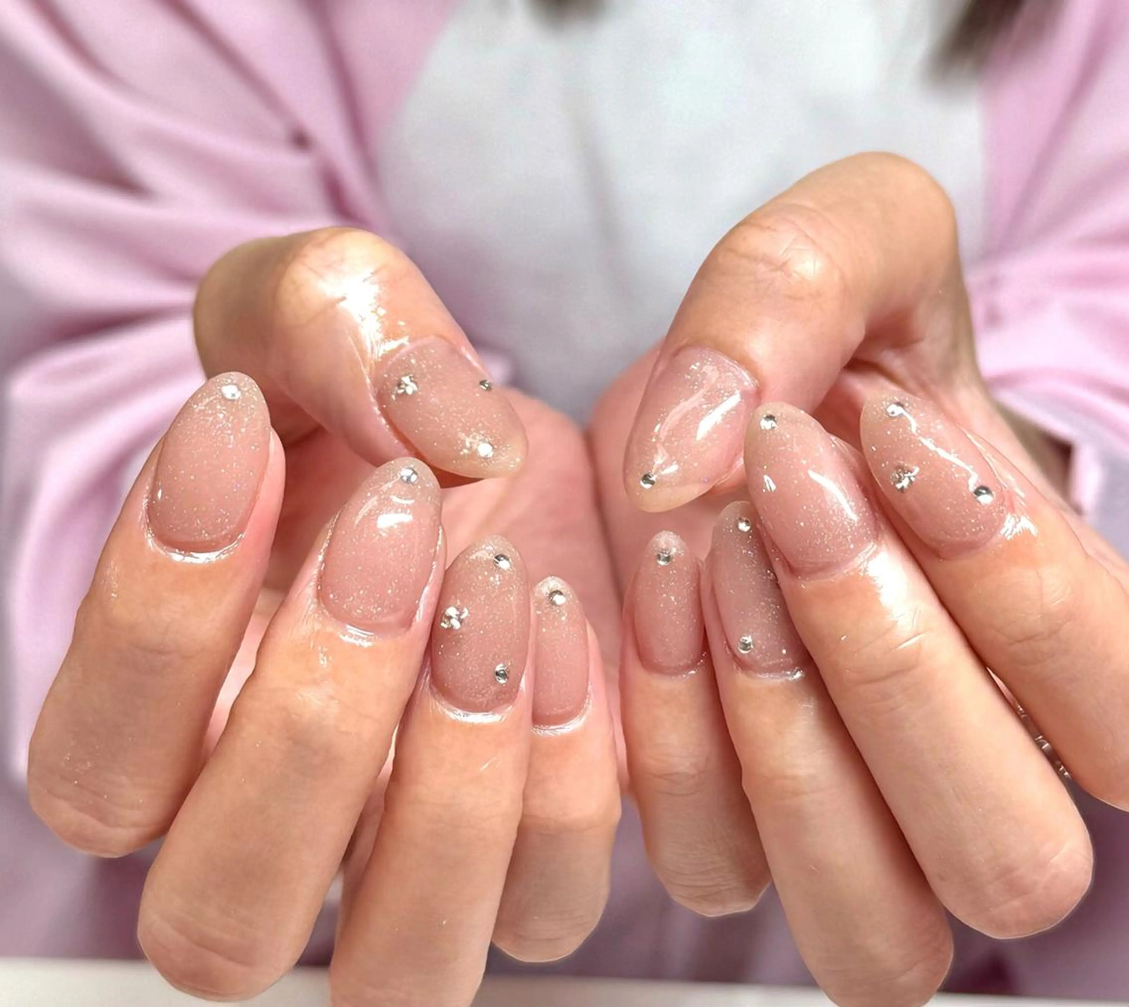 ネイル ハンドネイル By moonネイル 🌷ワンホン/韓国風のネイルデザイン