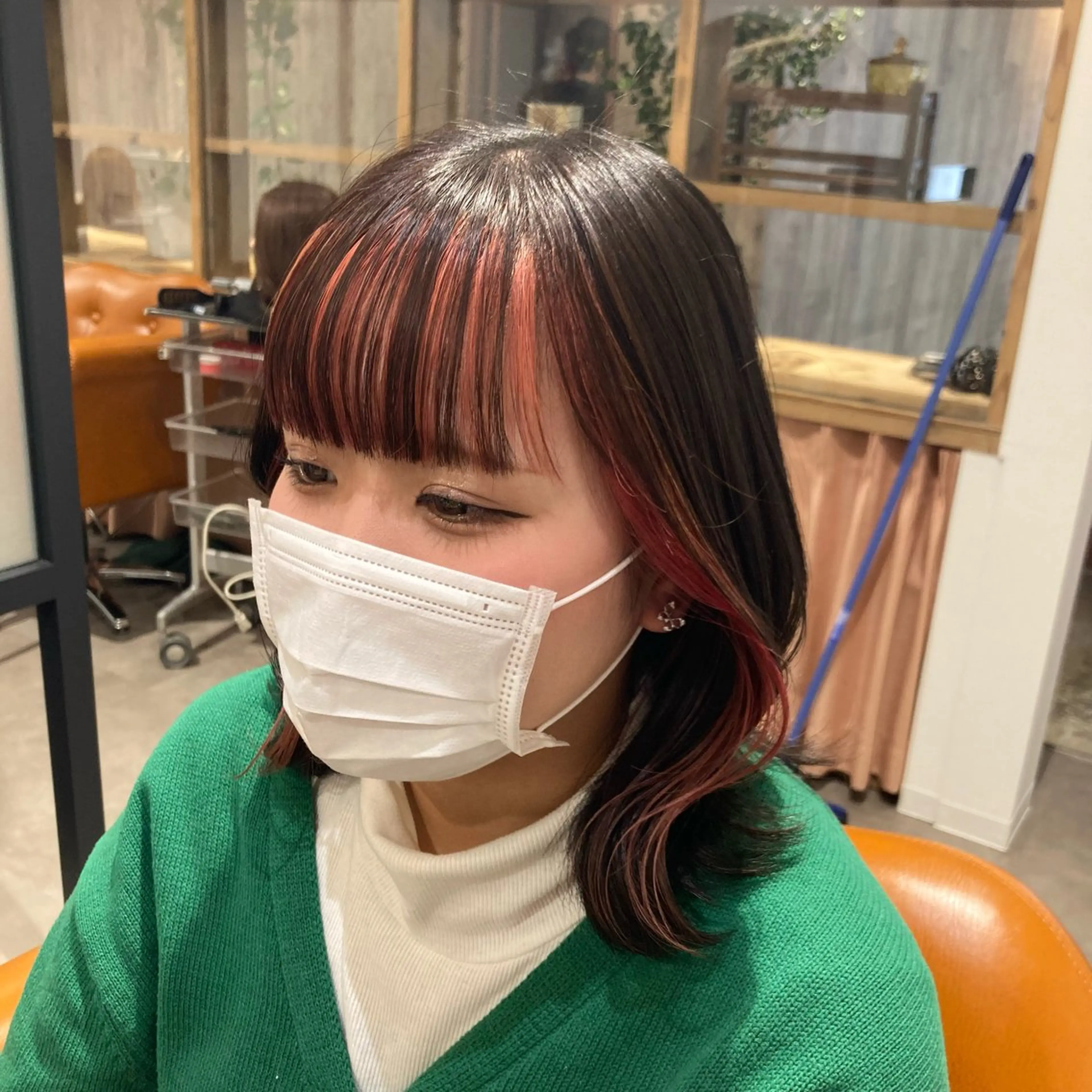 ミディアム カラー インナーカラー Re : Shinmaのヘアスタイル