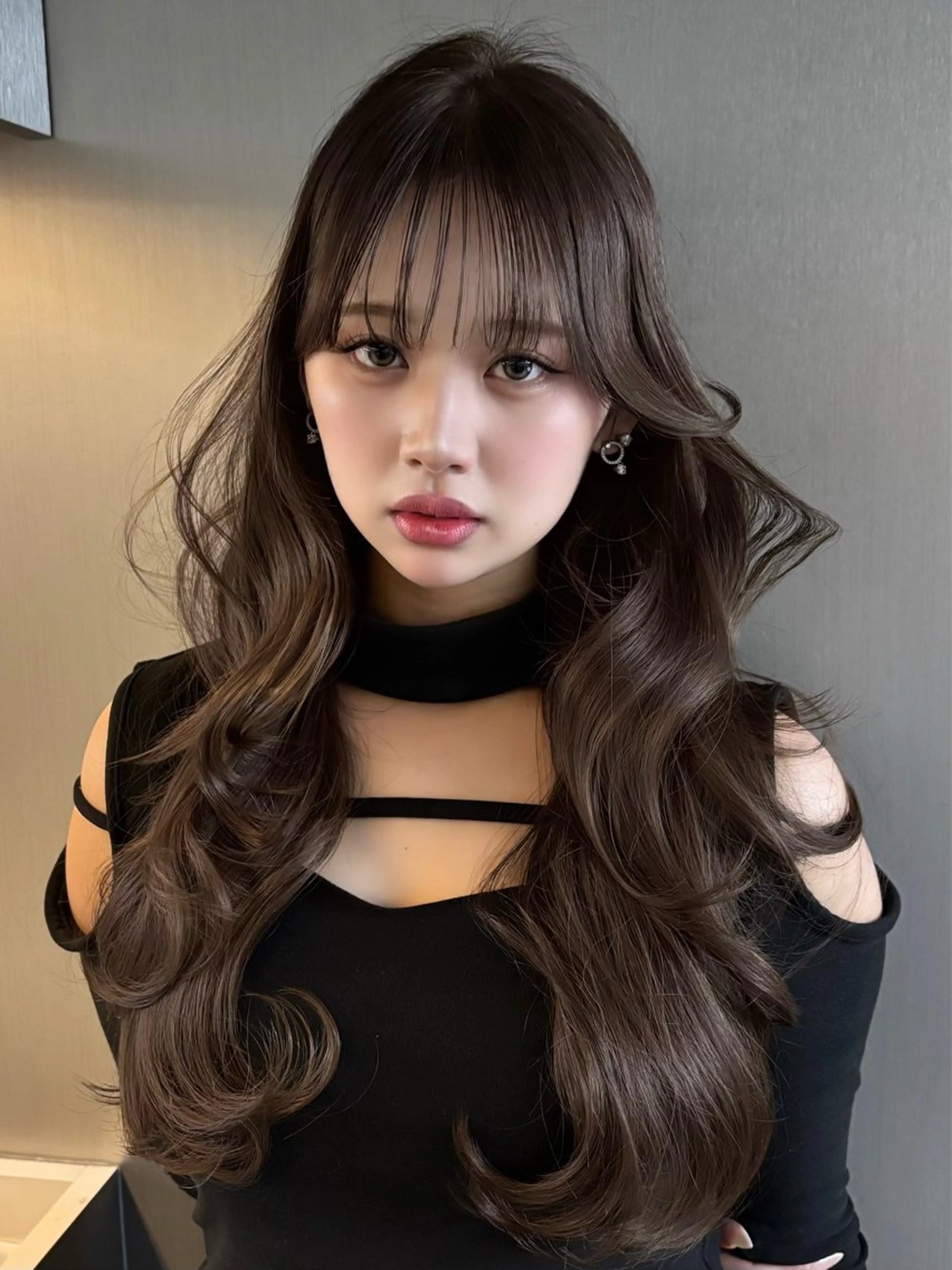 ロング カラー レイヤーカット カット ヘアカラー トリートメント 堤 翔平のヘアスタイル