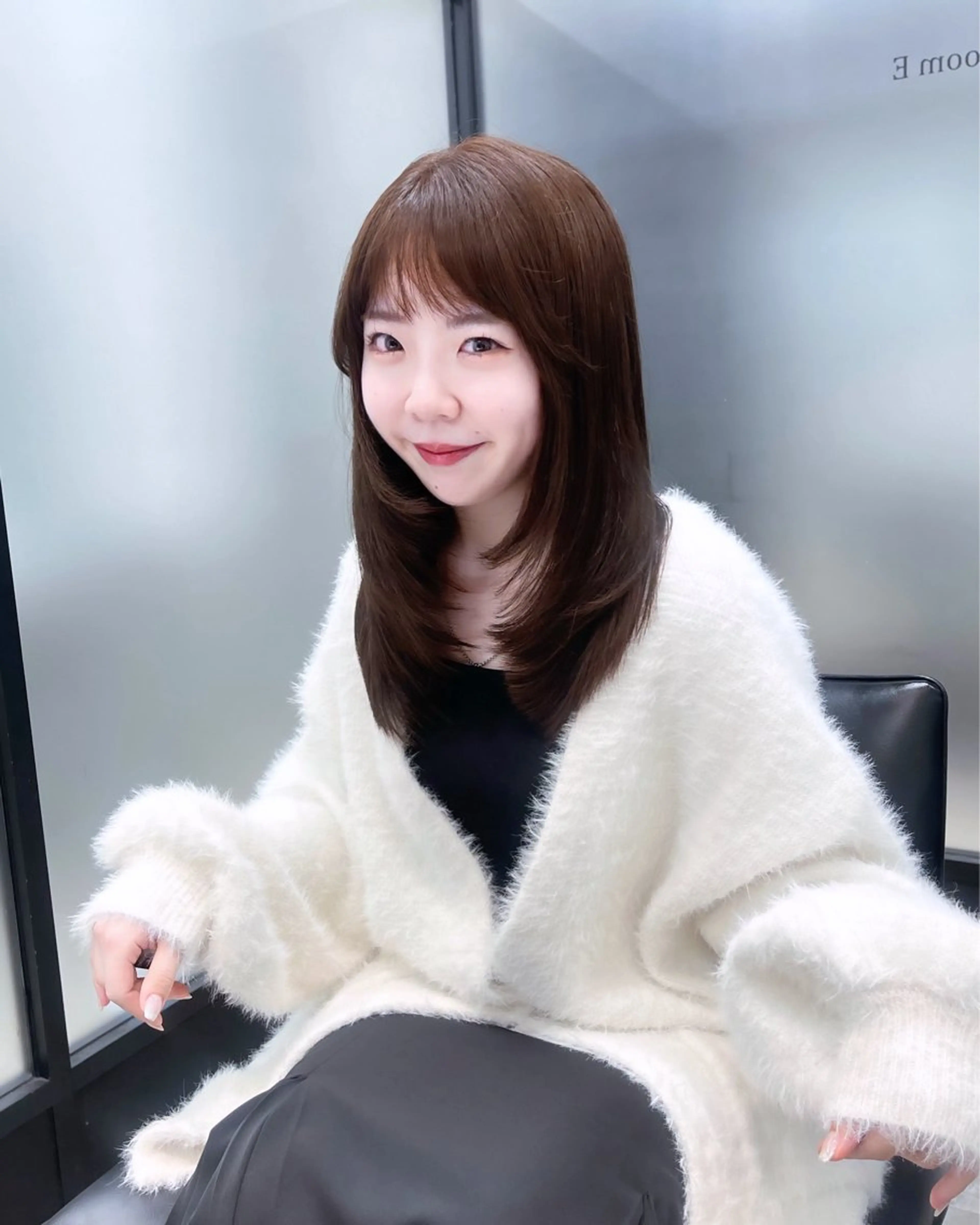 カラー カット ヘアカラー トリートメント 韓国レイヤーカット 髪質改善▫️水野有真のヘアスタイル