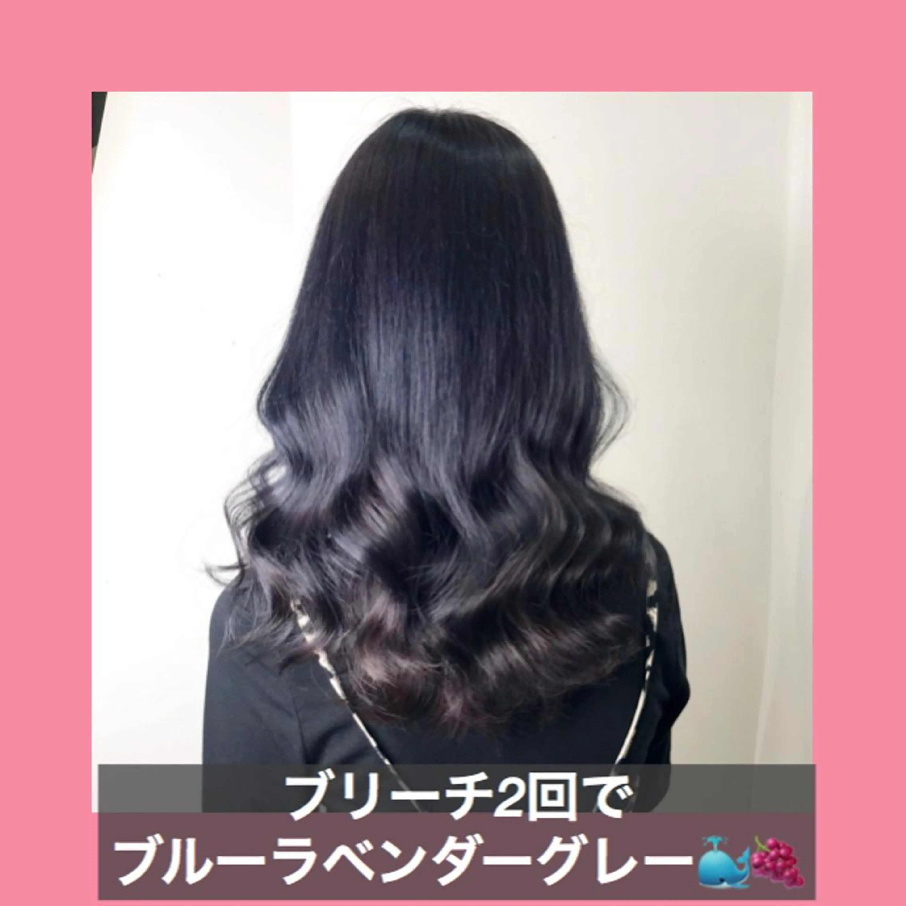 ロング カラー ブリーチ ブロンド ブルーカラー ブルーラベンダー ラベンダーカラー サロウィン所属・K-POP好き美容師 🇰🇷Kai.Yのヘアスタイル