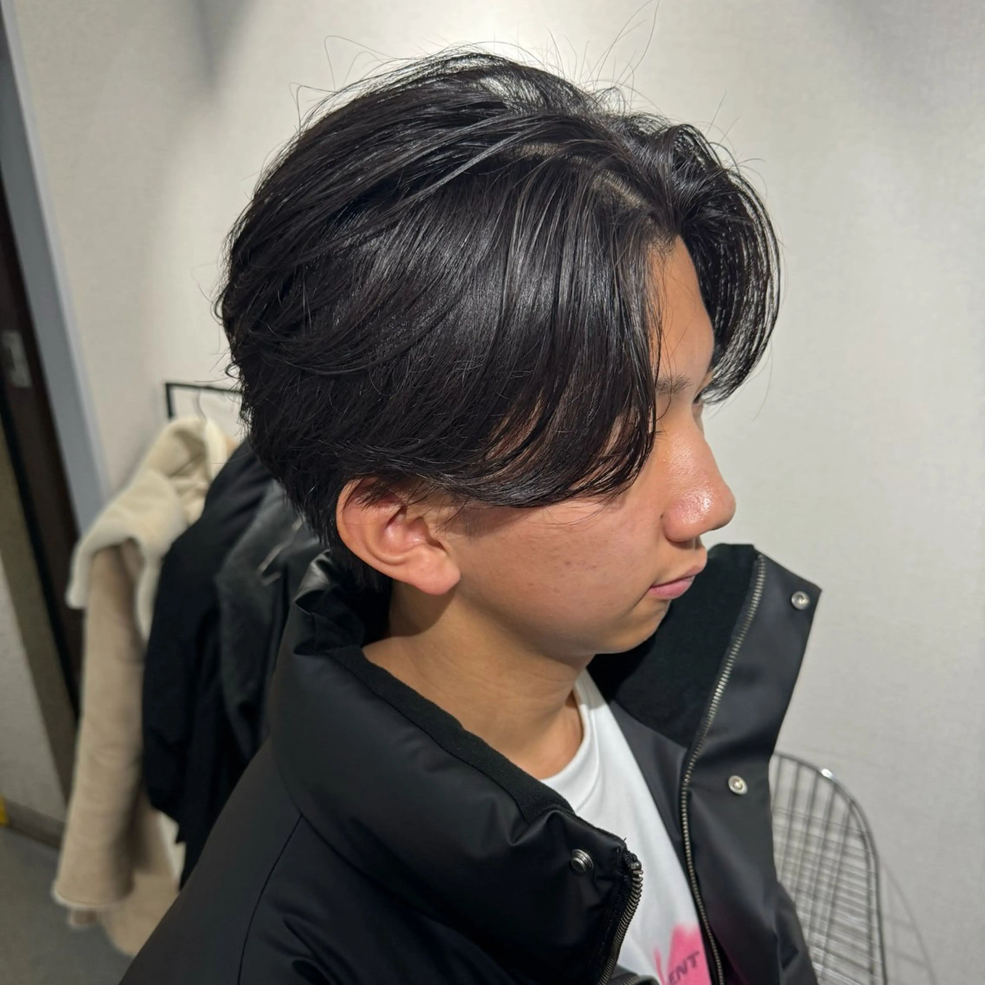 メンズ メンズパーマ カット トリートメント 表参道フェザーパーマ ニュアンスパーマのヘアスタイル