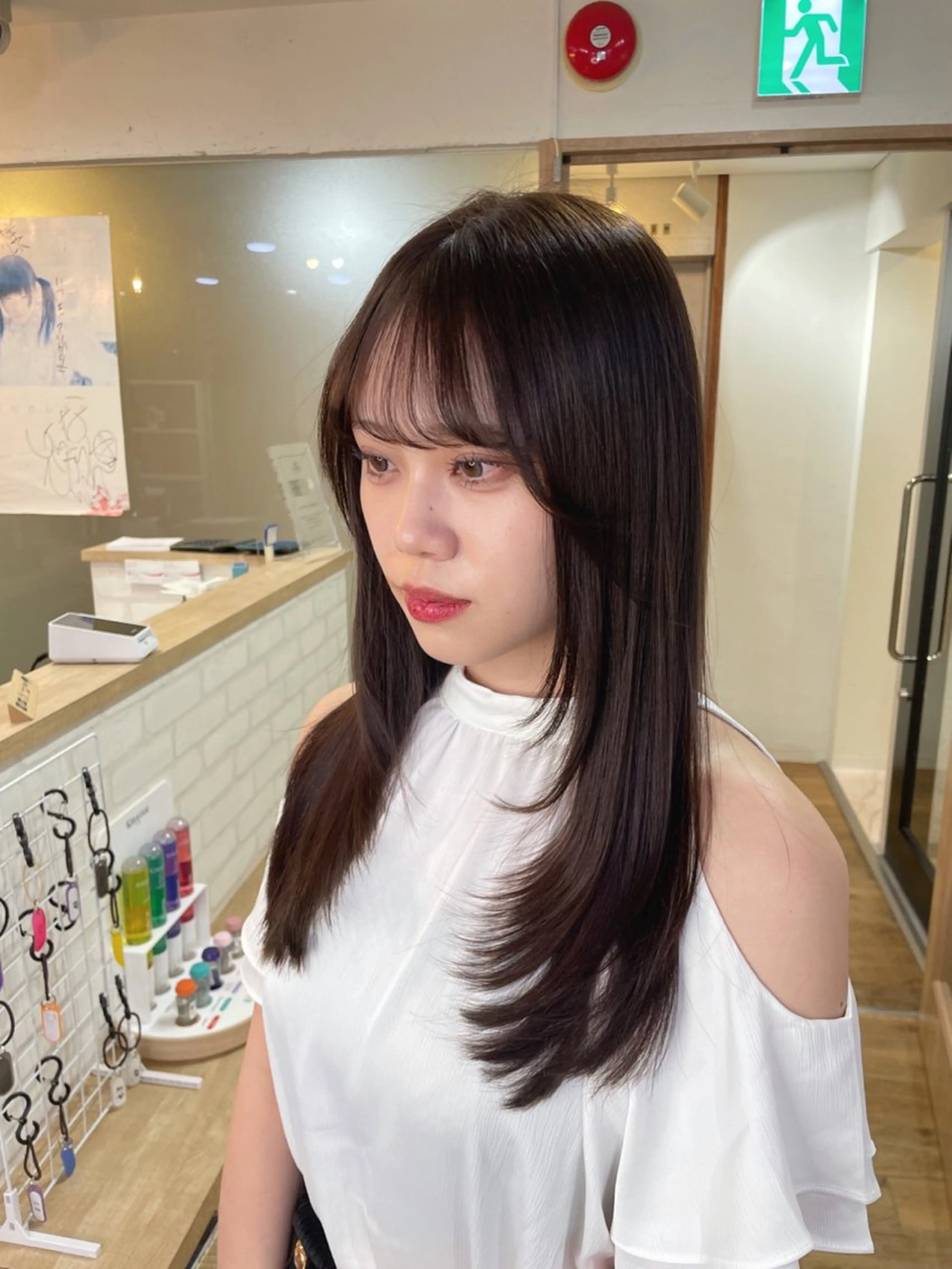 ロング ヘアカラー トリートメント Lapis所属・韓国レイヤーカット/ AIRIのヘアスタイル