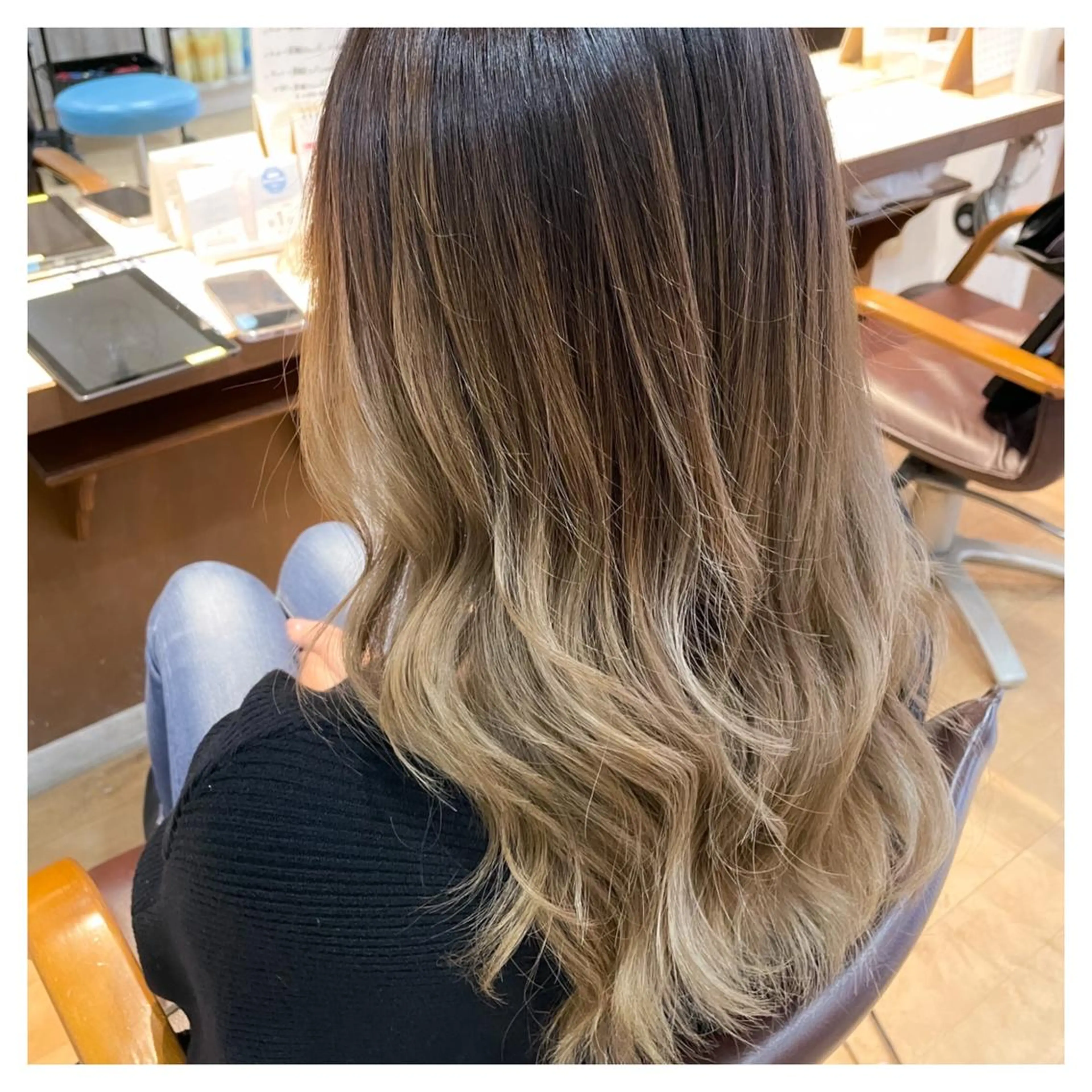 【🌸OPEN記念価格🌸】カット＋選べるデザインカラー＋2stepトリートメント💫の写真