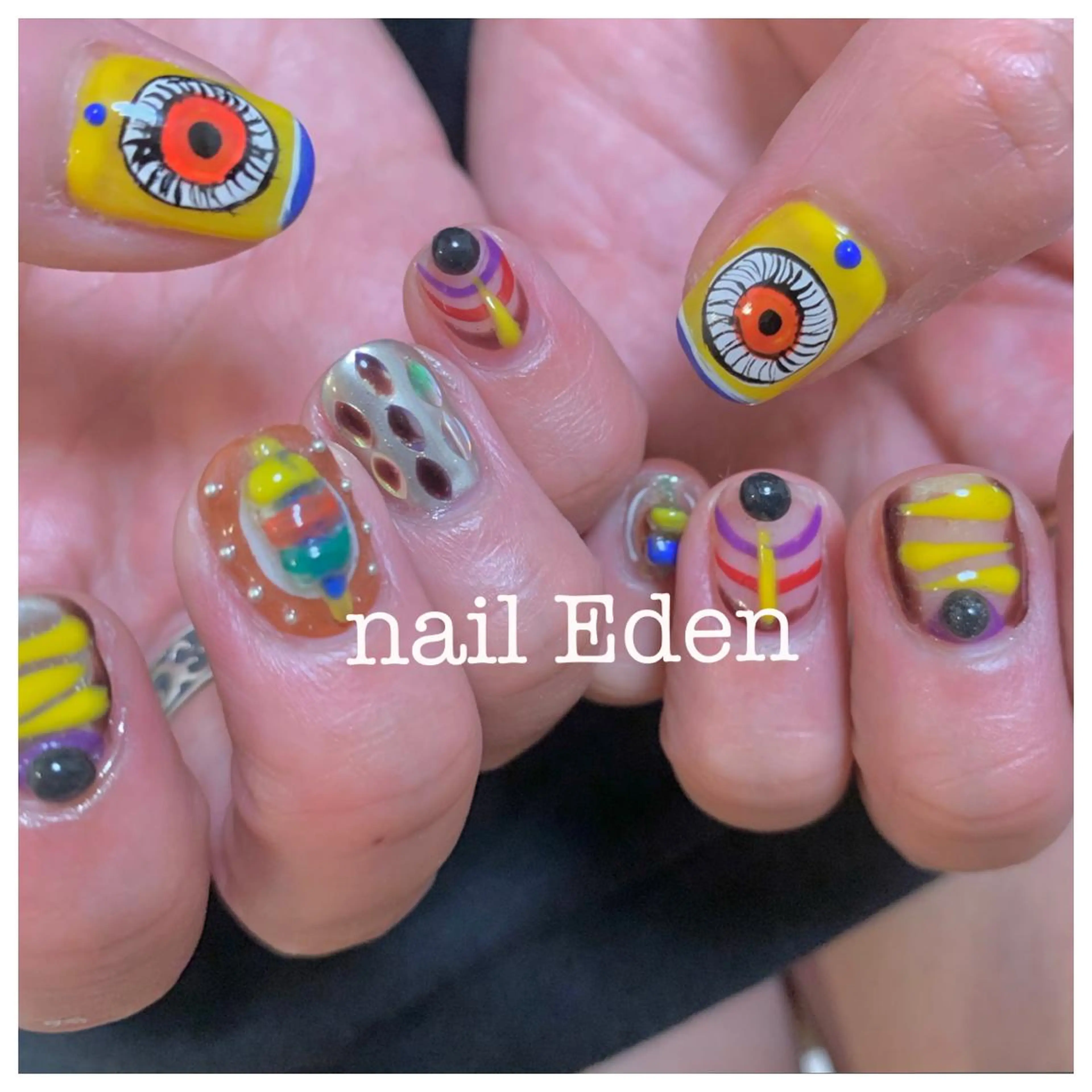 ネイル 持ち込み ハンドネイル ハンドケア Eden　private nail saron所属・Eden ♾️のネイルデザイン