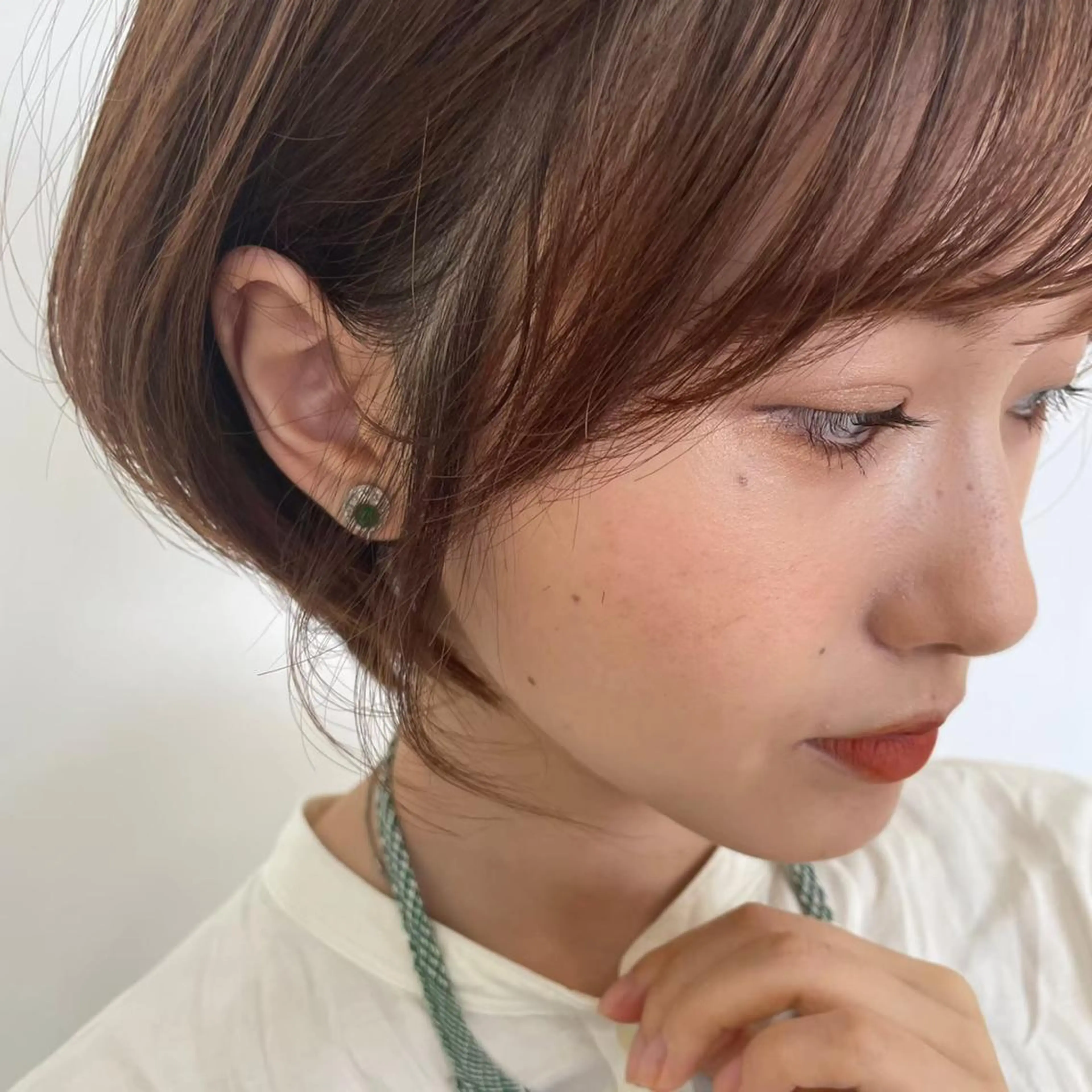 ショート 大江 美穂のヘアスタイル