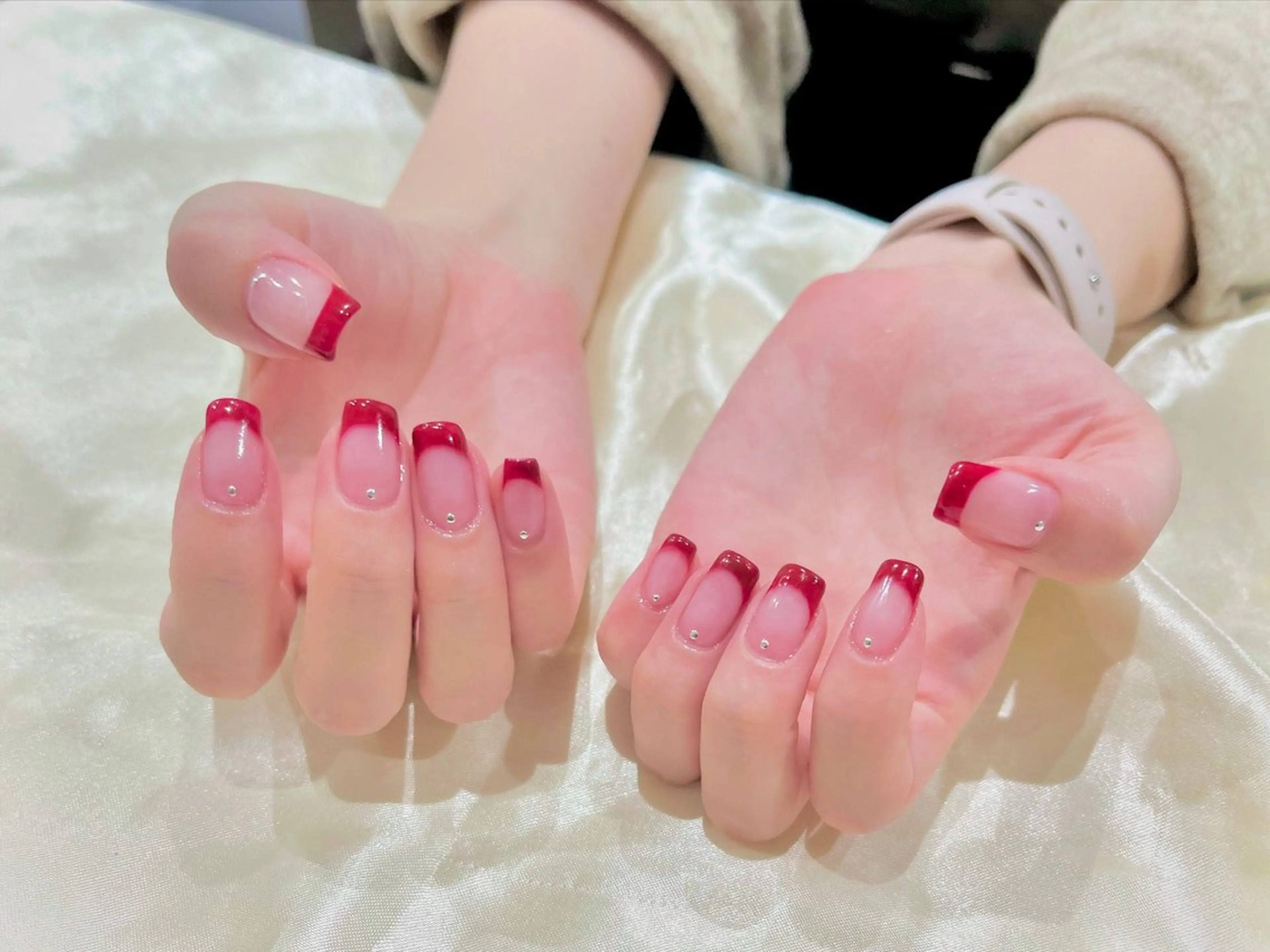 ネイル フレンチネイル ハンドネイル Nail salon Cielel⟡Ayaのネイルデザイン