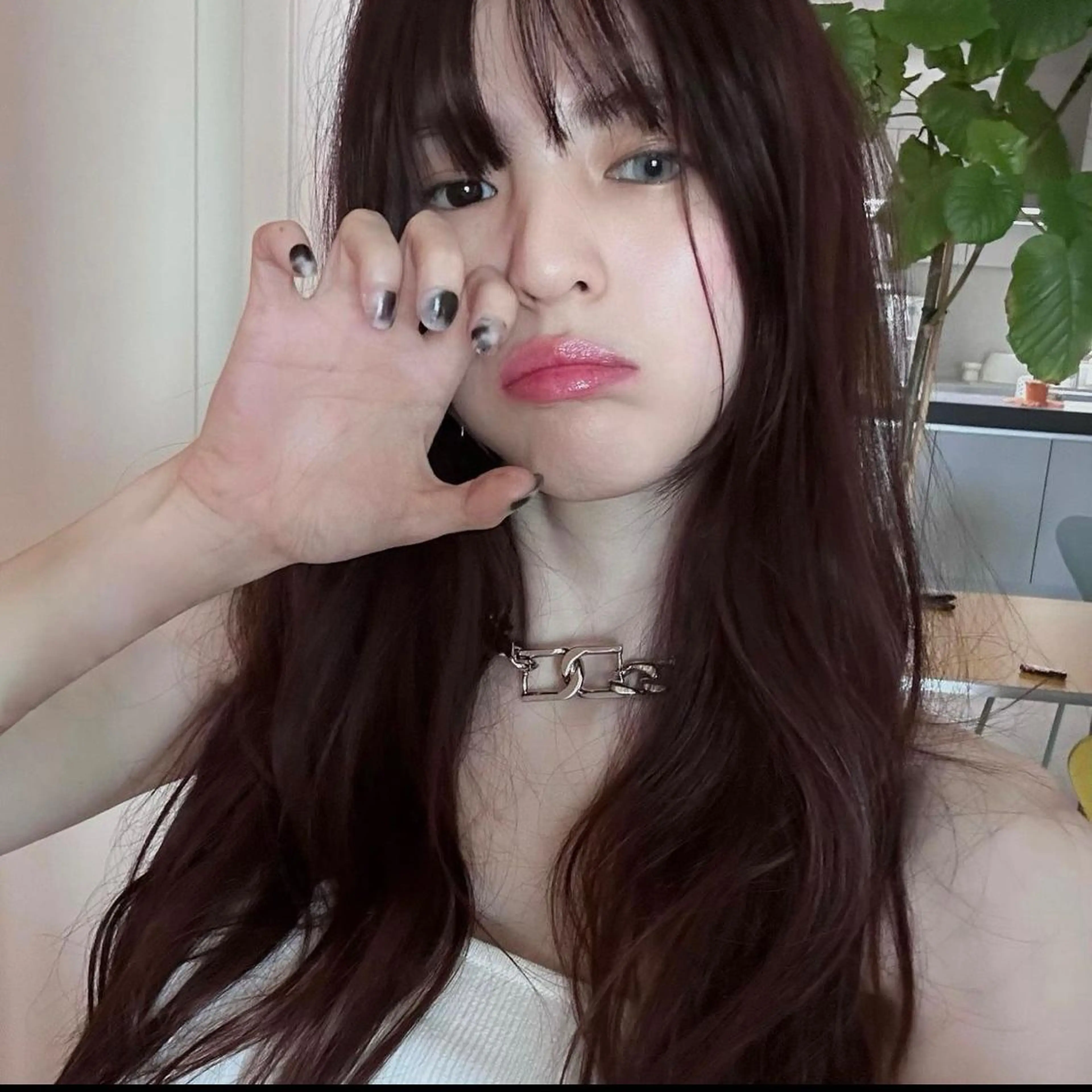 カラー ヘアカラー トリートメント nonoka オリーブ/グレージュのヘアスタイル