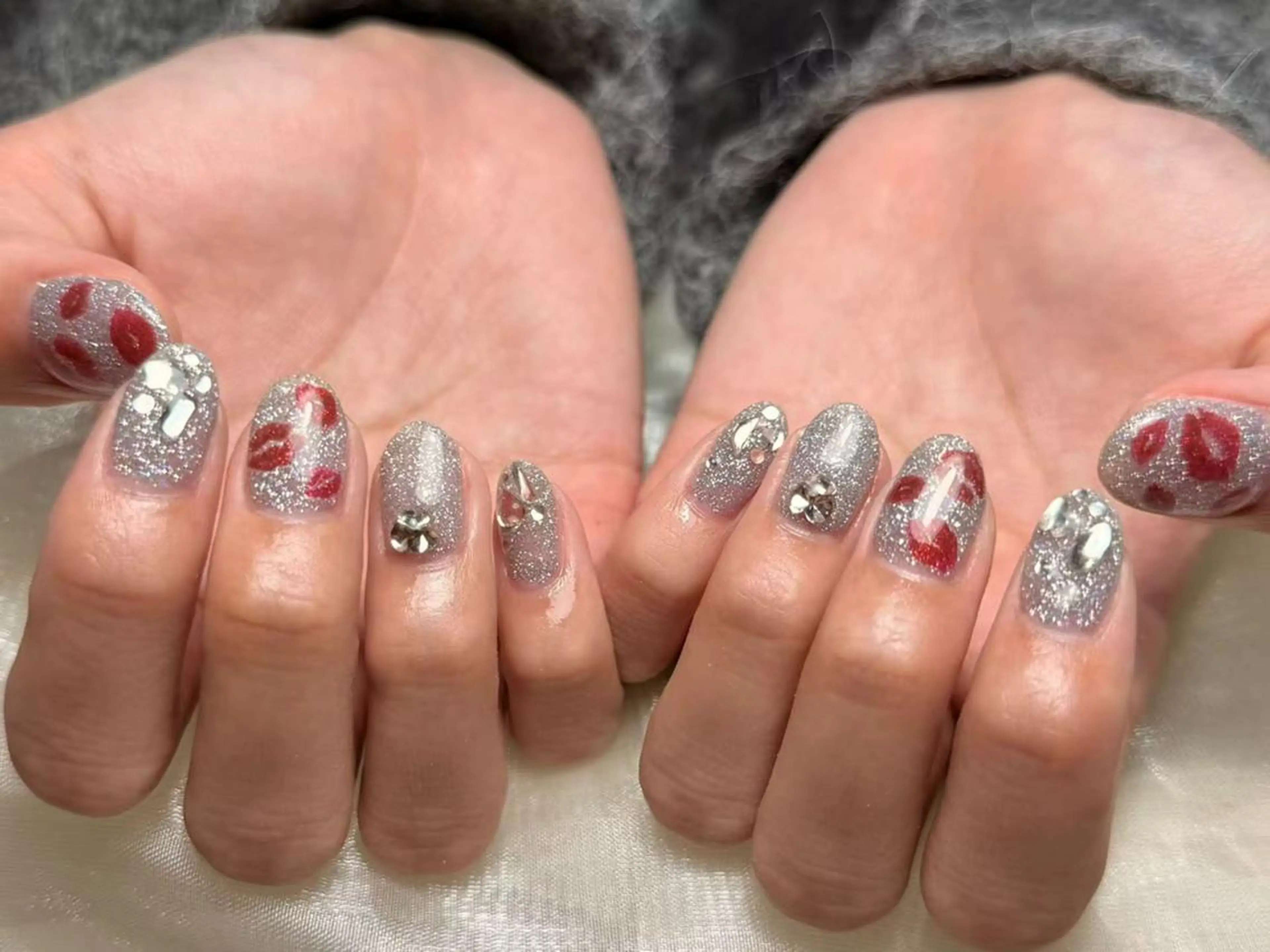 ネイル チークネイル 長さ出し フレンチネイル グラデーション マグネットネイル ハンドネイル ハンドケア 💕Dreamy KIYO💕のネイルデザイン