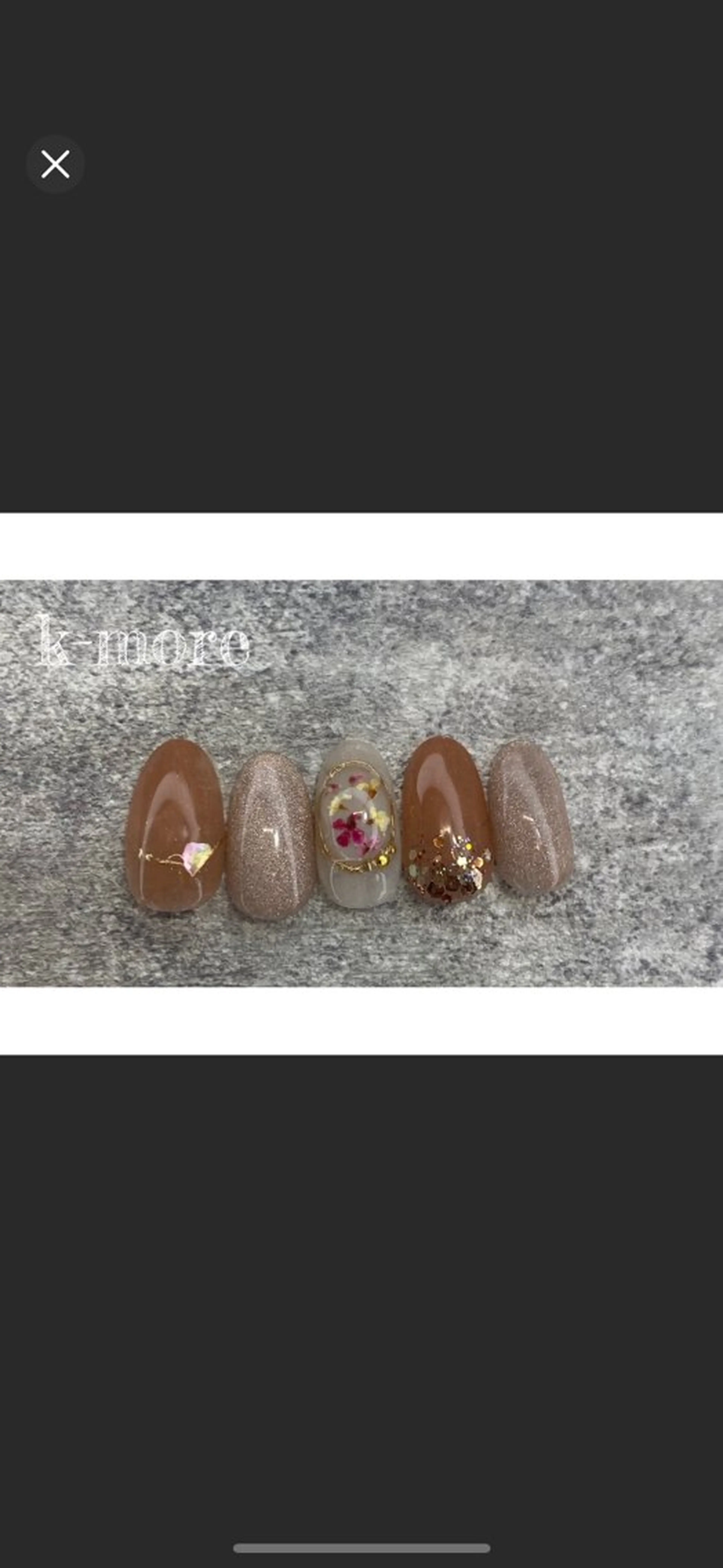 ミディアム K-more（ケーモア）知立店所属・K-more知立店 まなみのネイルデザイン