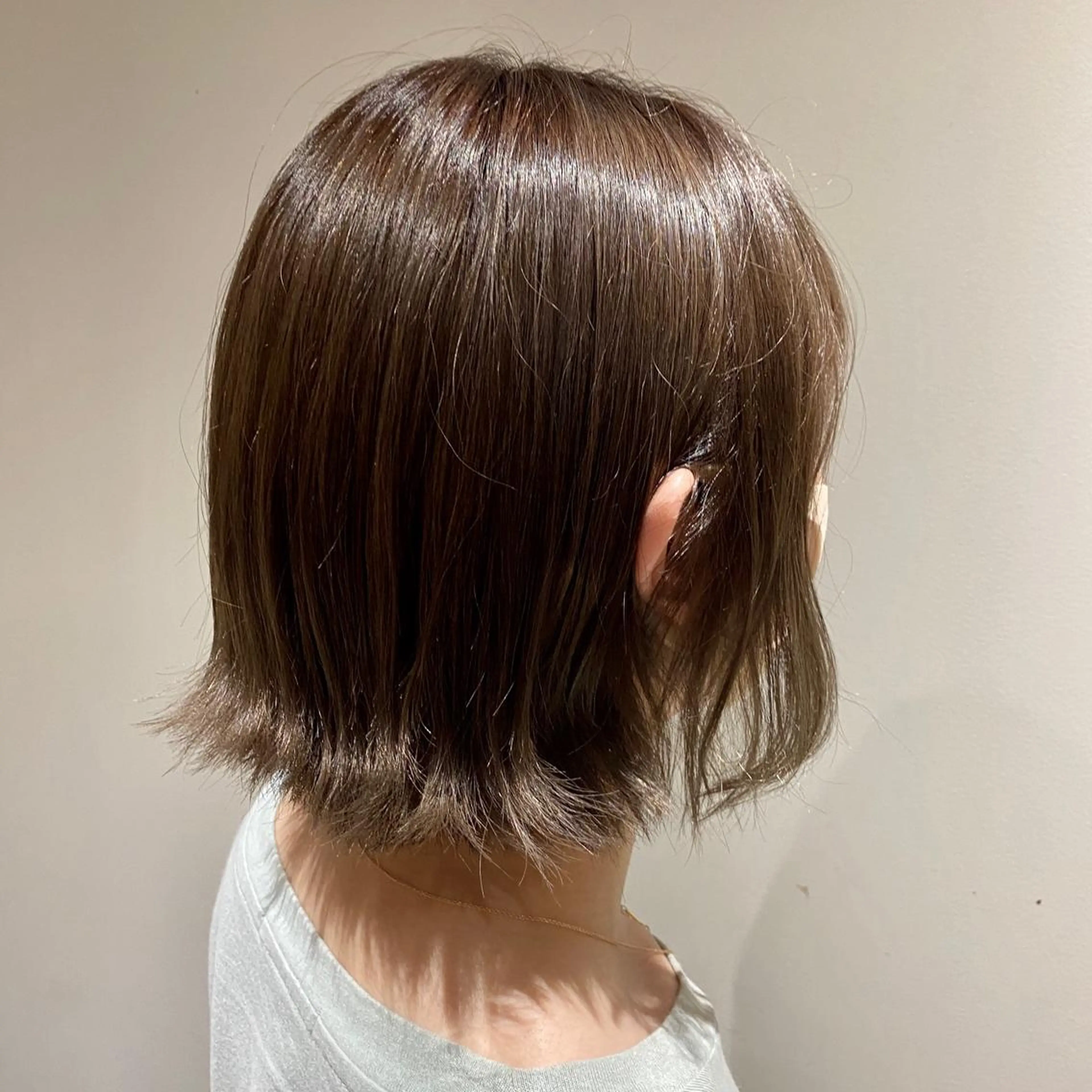 ショート カラー グレージュ ラベンダーカラー ラベンダーグレージュ ラベンダーグレー 自信が持てるお目元に 🪽✨moemiのマツエク・マツパデザイン