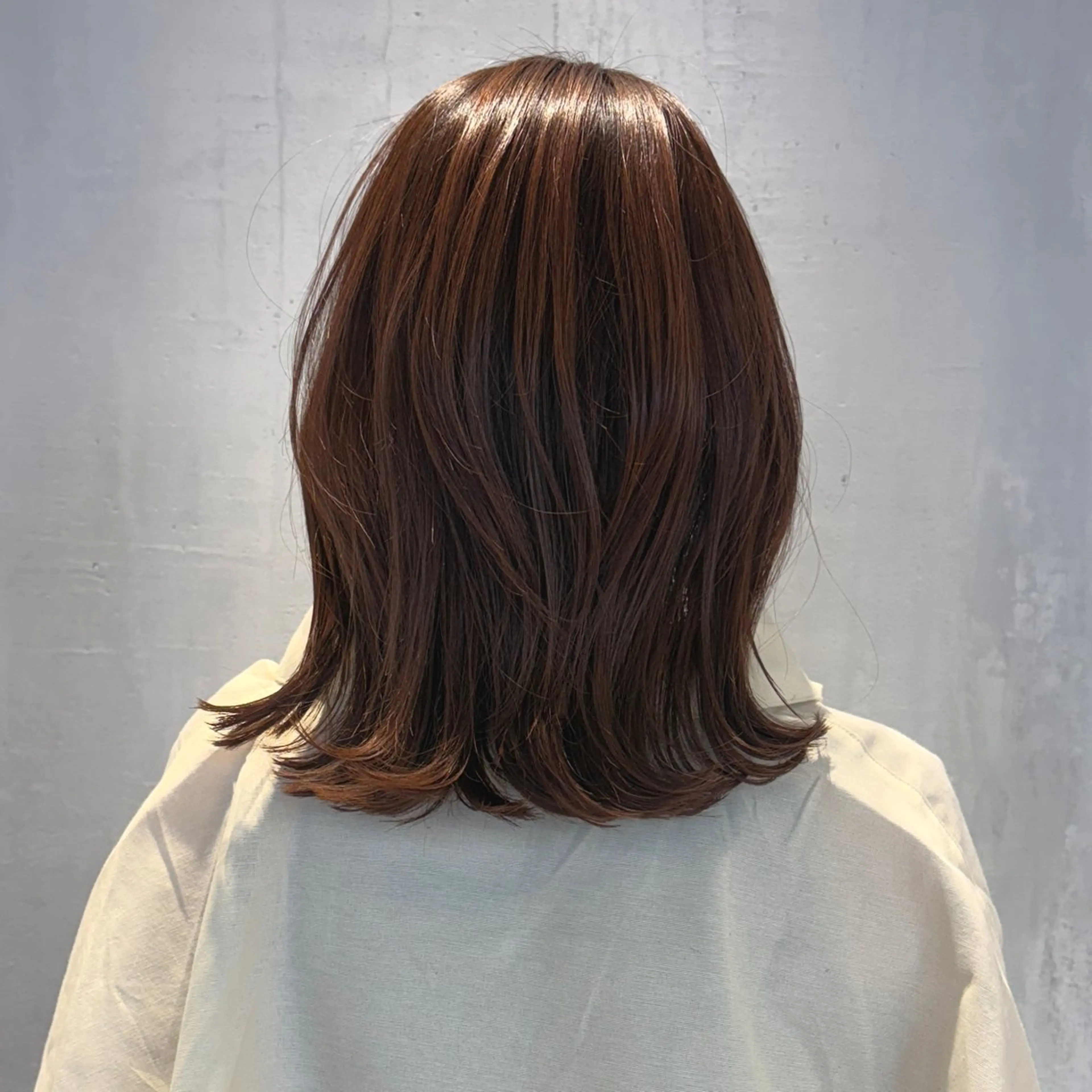 ミディアム カラー ハイライトカラー ハイライト カット ヘアカラー DX SHARE SALON所属・matka白髪ぼかし 大人ヘア/KEIKOのヘアスタイル
