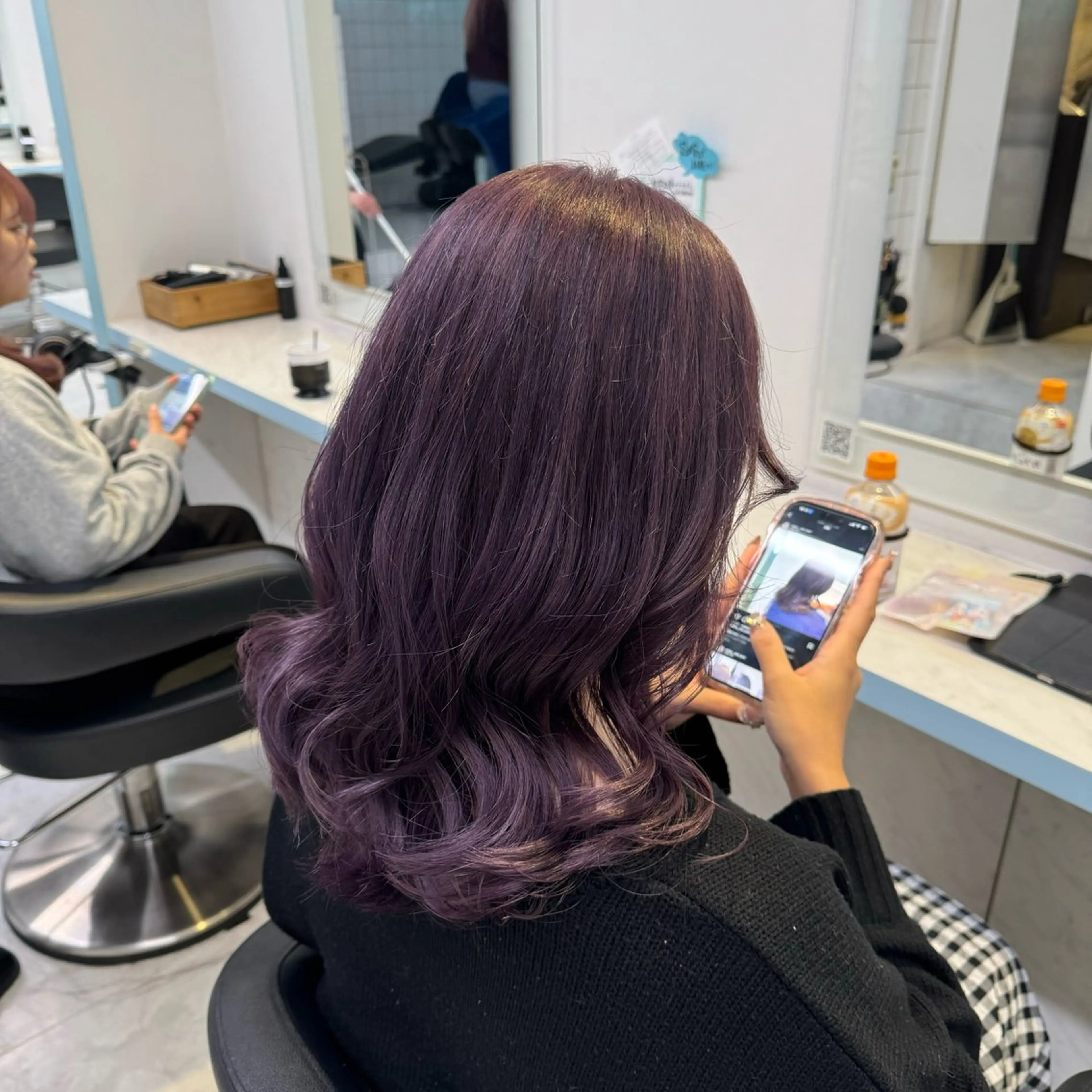 ロング カラー ヘアカラー トリートメント ヘッドスパ ヘアセット 暖色🩷透明感カラー ♡Maika♡のヘアスタイル