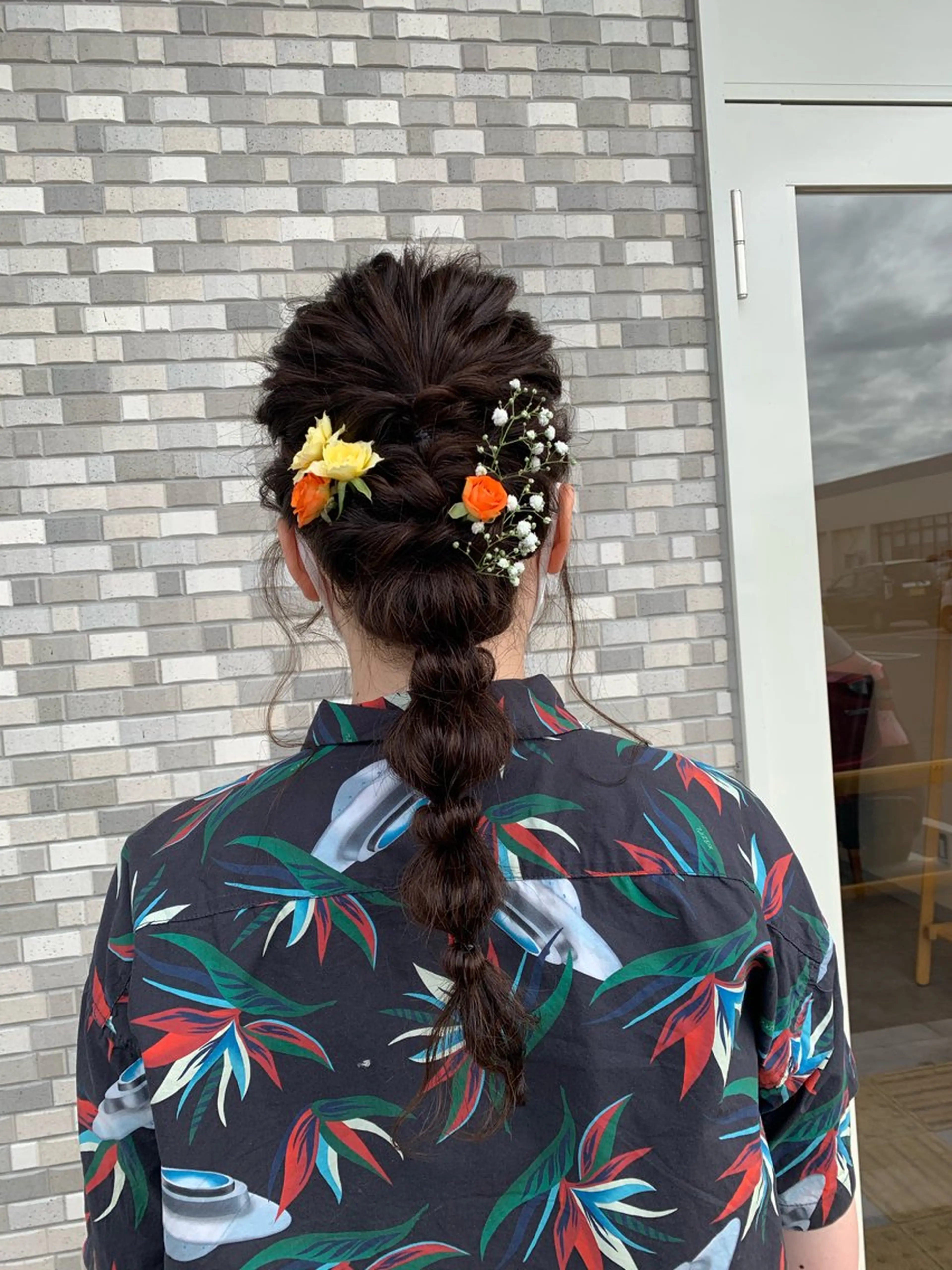 ロング ヘアアレンジ 結婚式・ブライダル ヘアセット 🎀tokute ナオ🧸のヘアスタイル