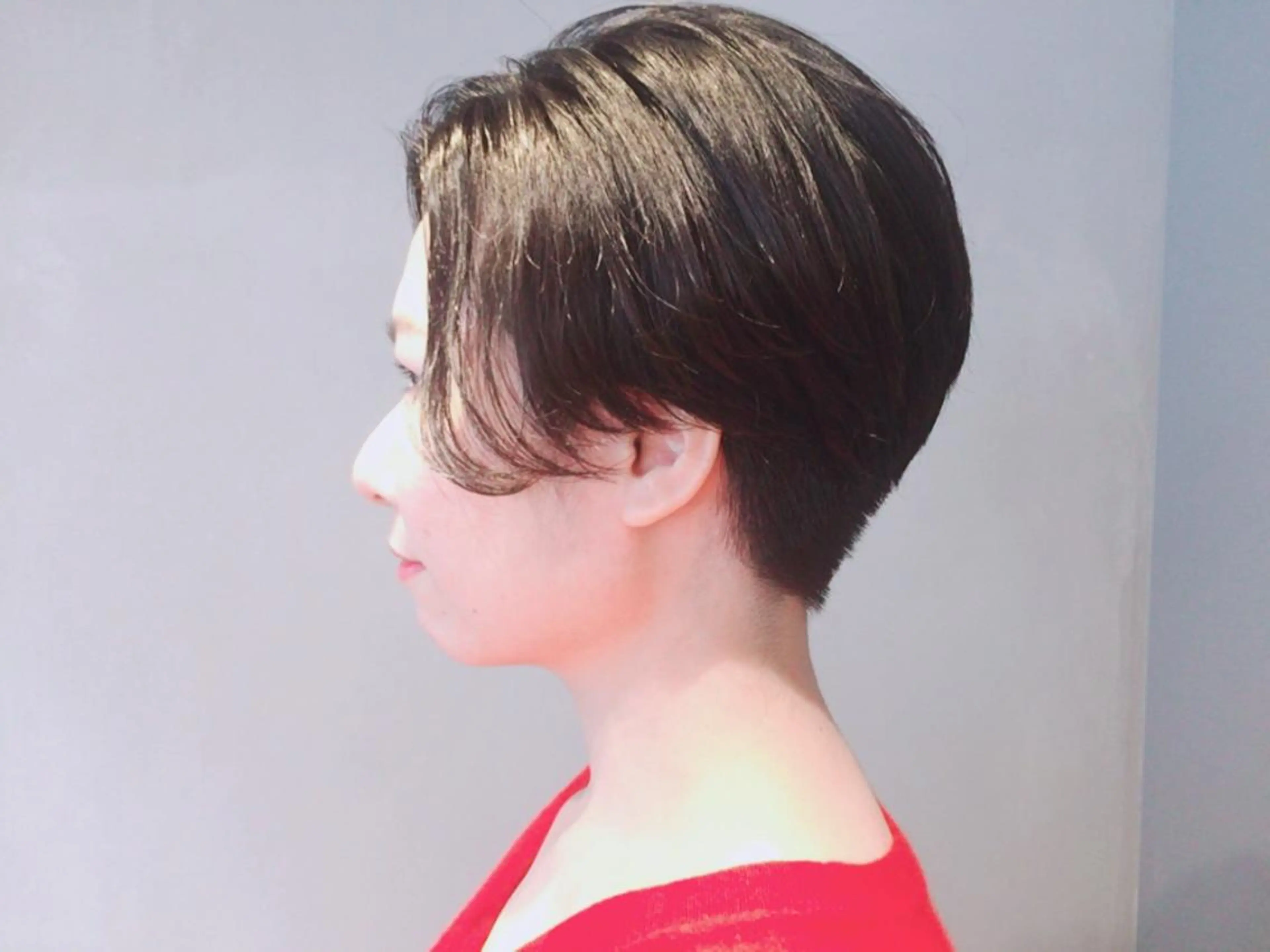 ショート カラー カット トリートメント 水口 英里のヘアスタイル