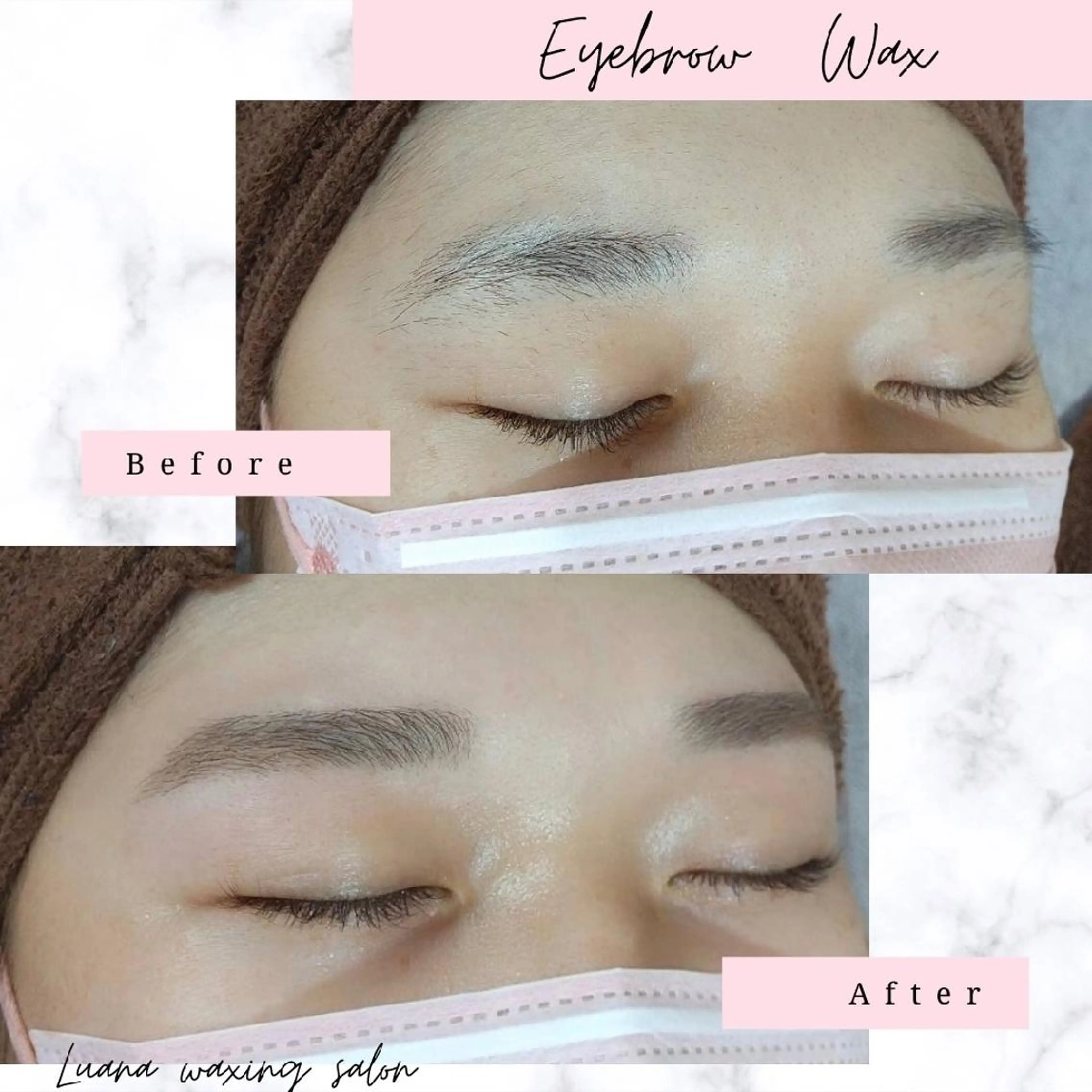 アイブロウ 眉毛ワックス脱毛 Luana waxing salon所属・Luana wax 🐚根本のエステ・リラクイメージ
