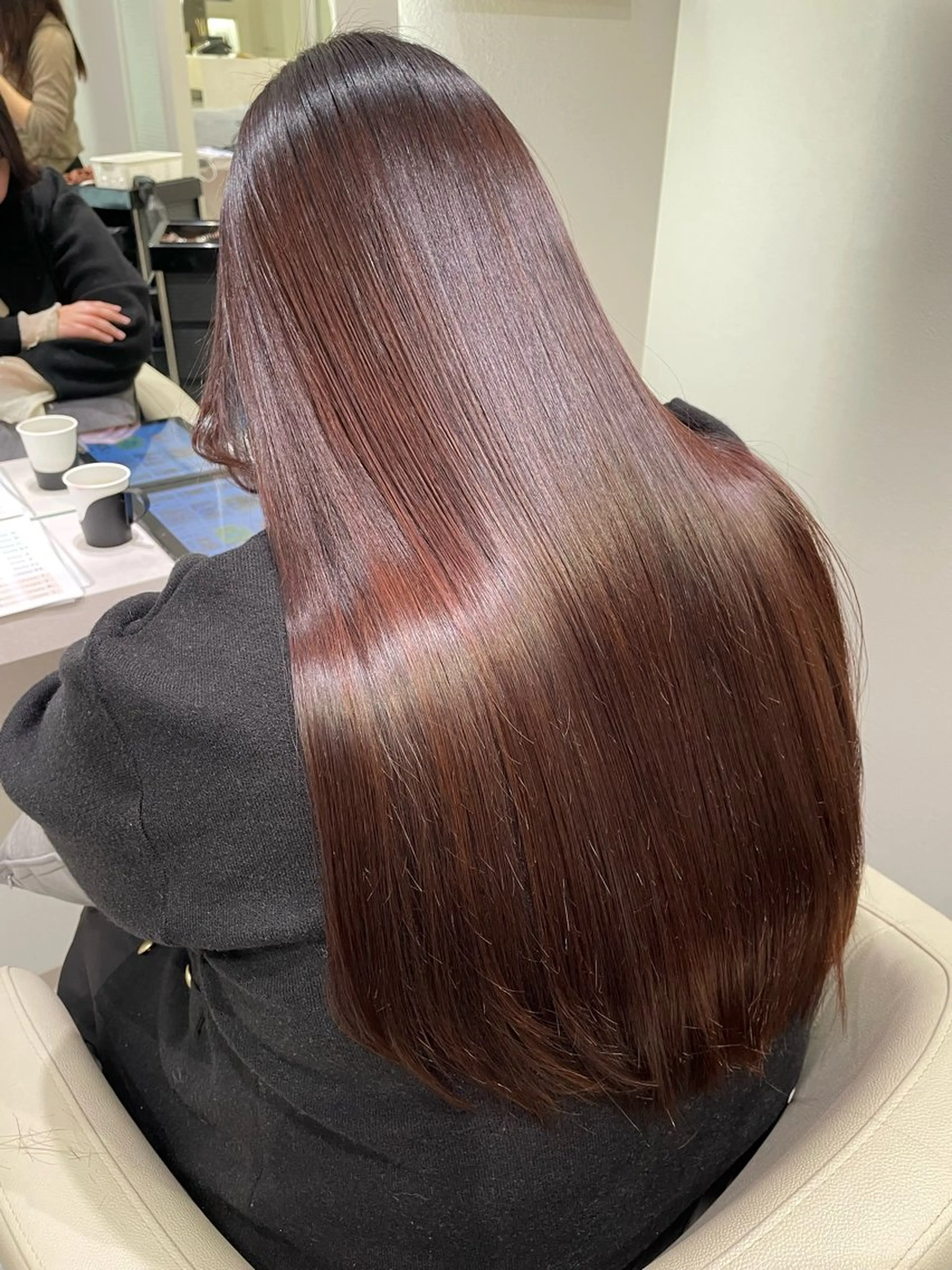 ロング カット 縮毛矯正 トリートメント 🌷tocca Mai🌷のヘアスタイル