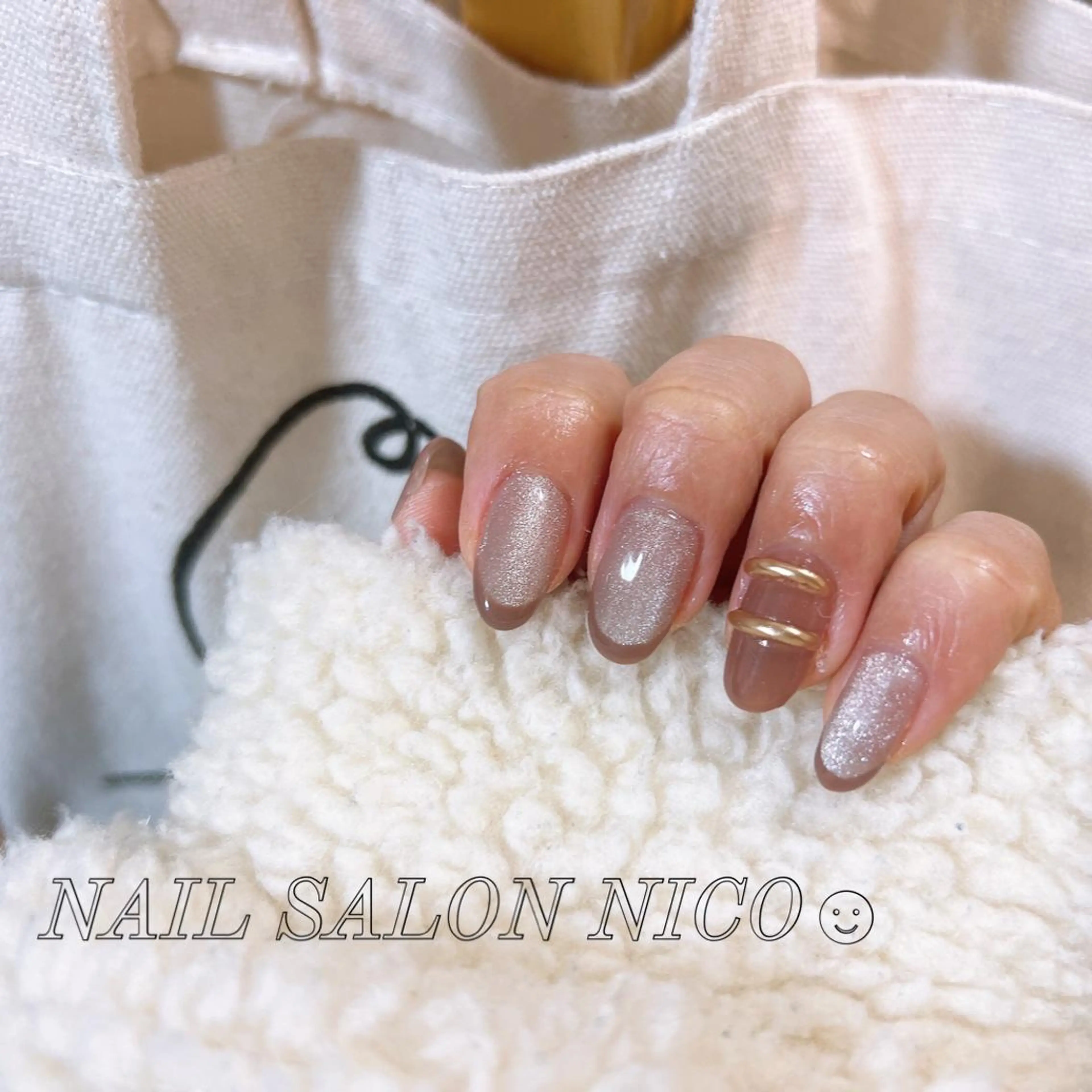 ネイル アートネイル マグネットネイル Nail salon nico☻のネイルデザイン