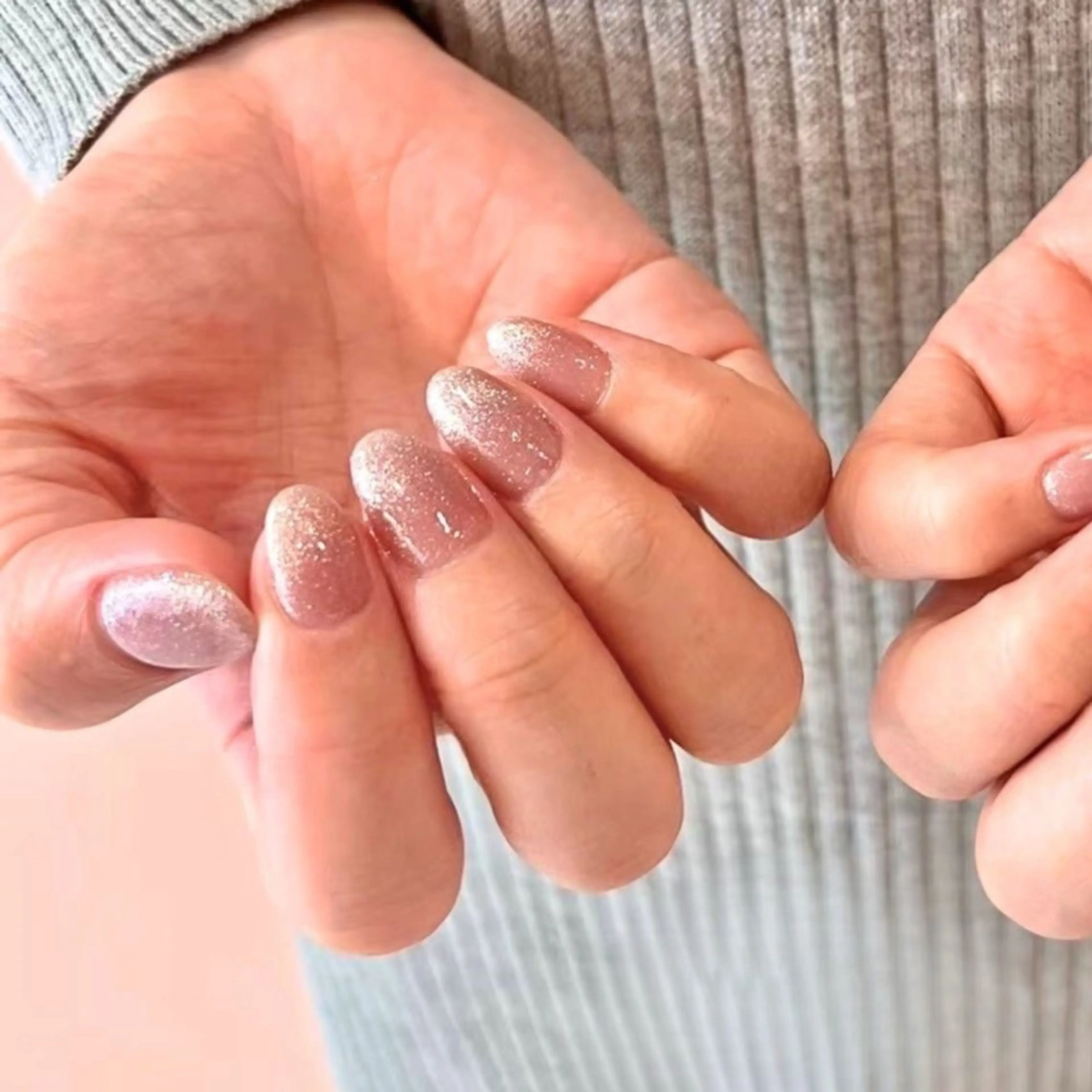 ネイル グラデーション ラメ(グリッター) ラメグラデーション Lib金沢店/ Nakamuraのネイルデザイン