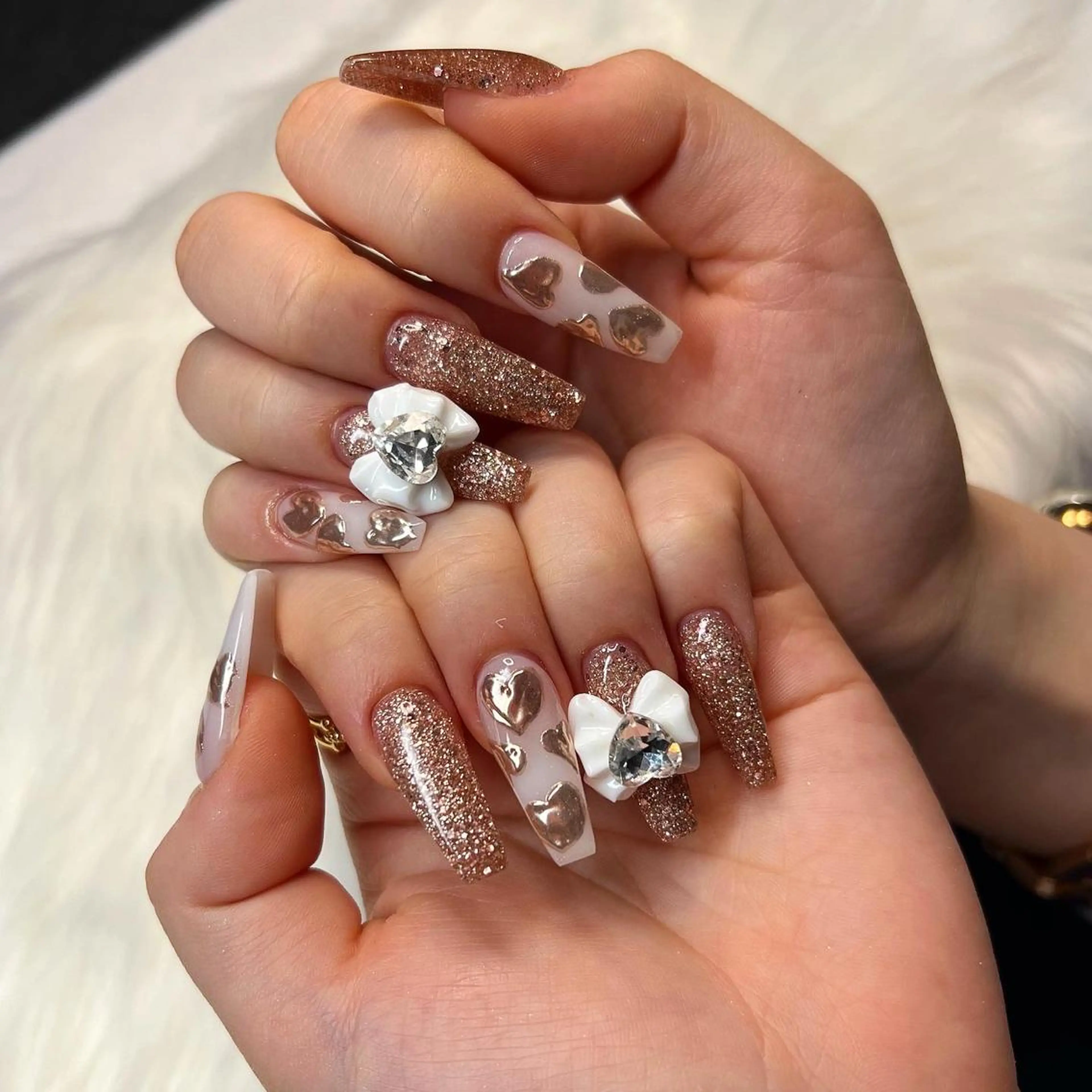 セミロング ネイル nail salon azuのネイルデザイン