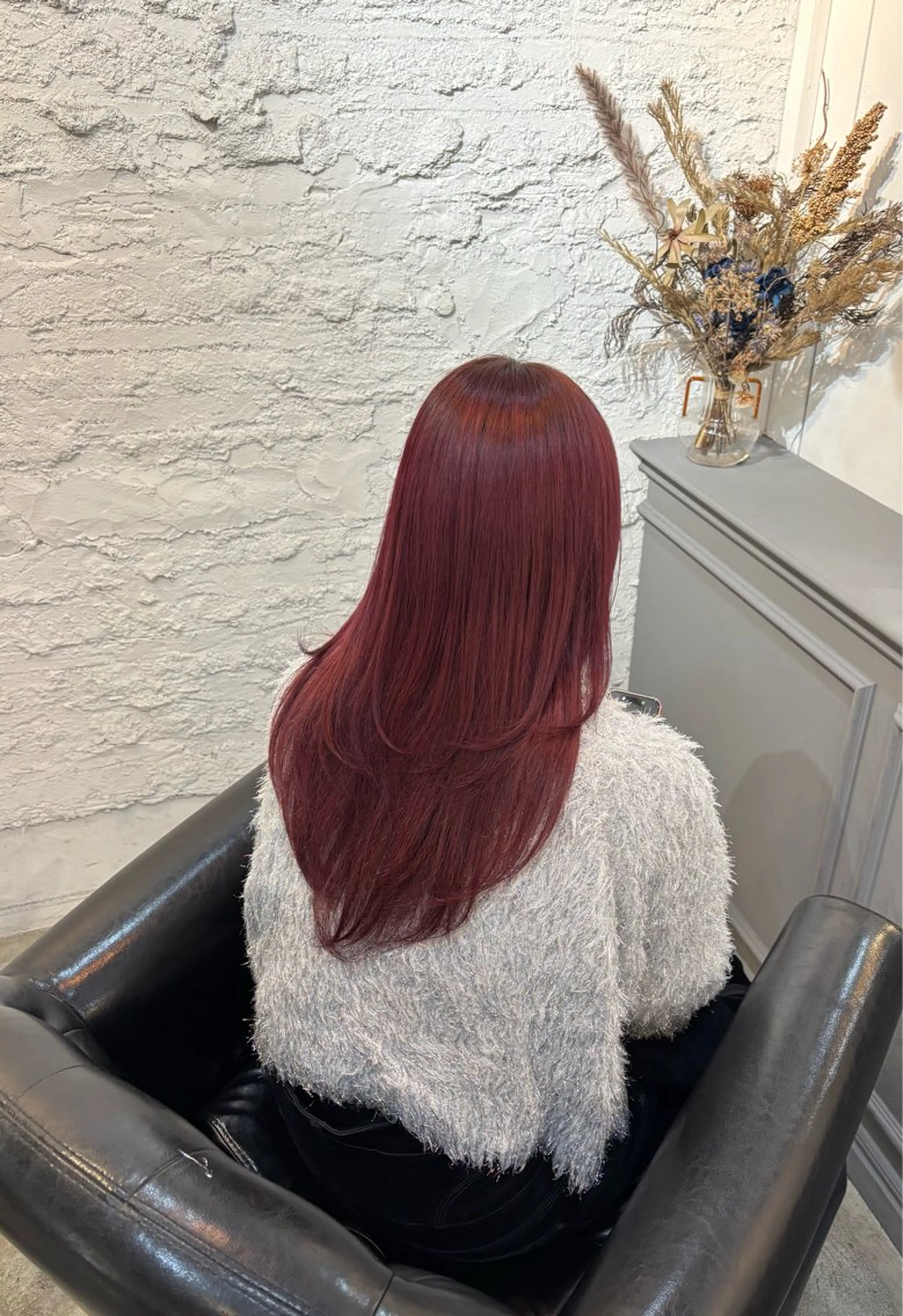 ロング カラー ブリーチ ヘアカラー 関口 玲那のヘアスタイル