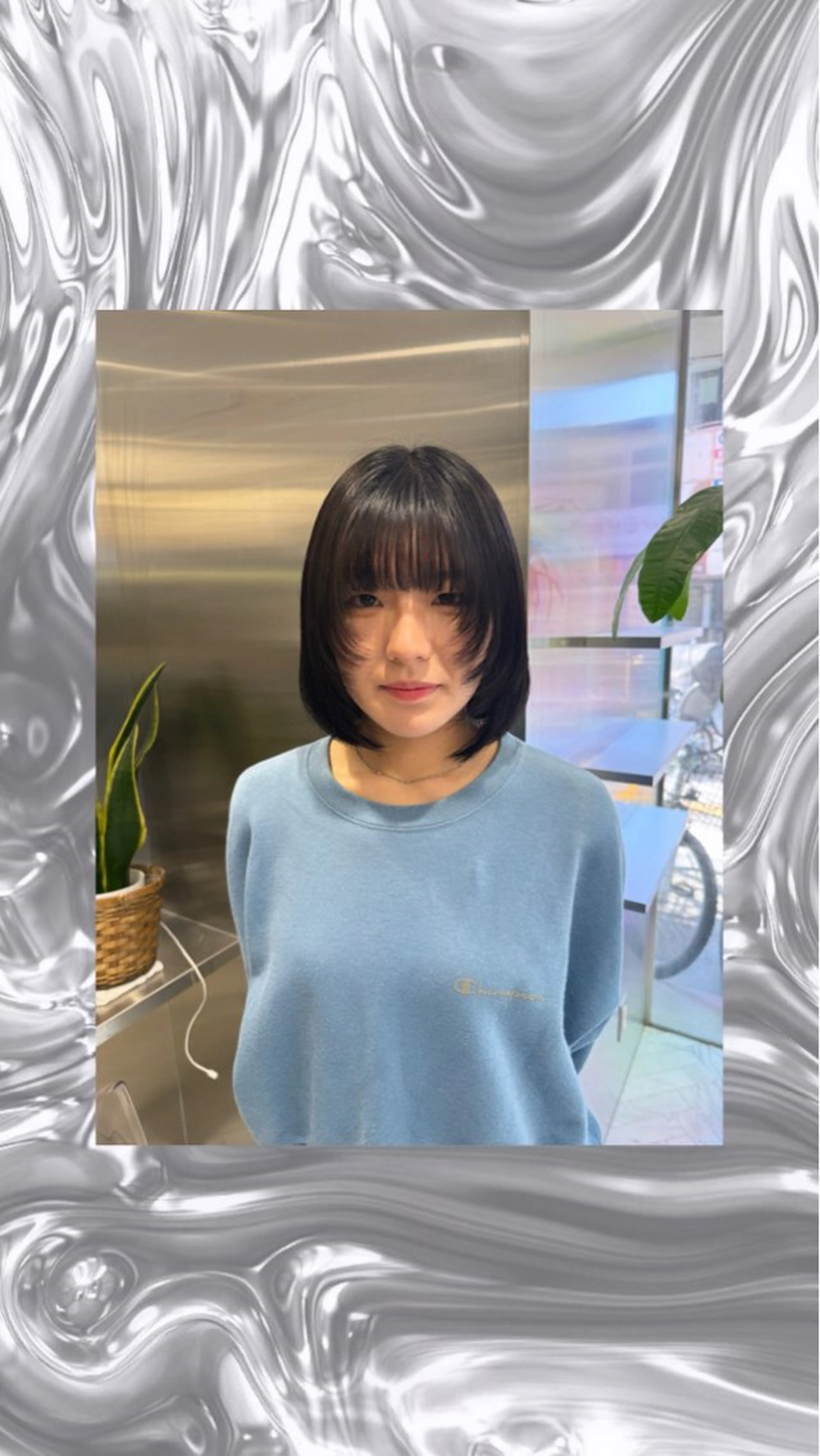 ショート ヘアカラー 🩵yuribou /カラー/ボブ🩵のヘアスタイル