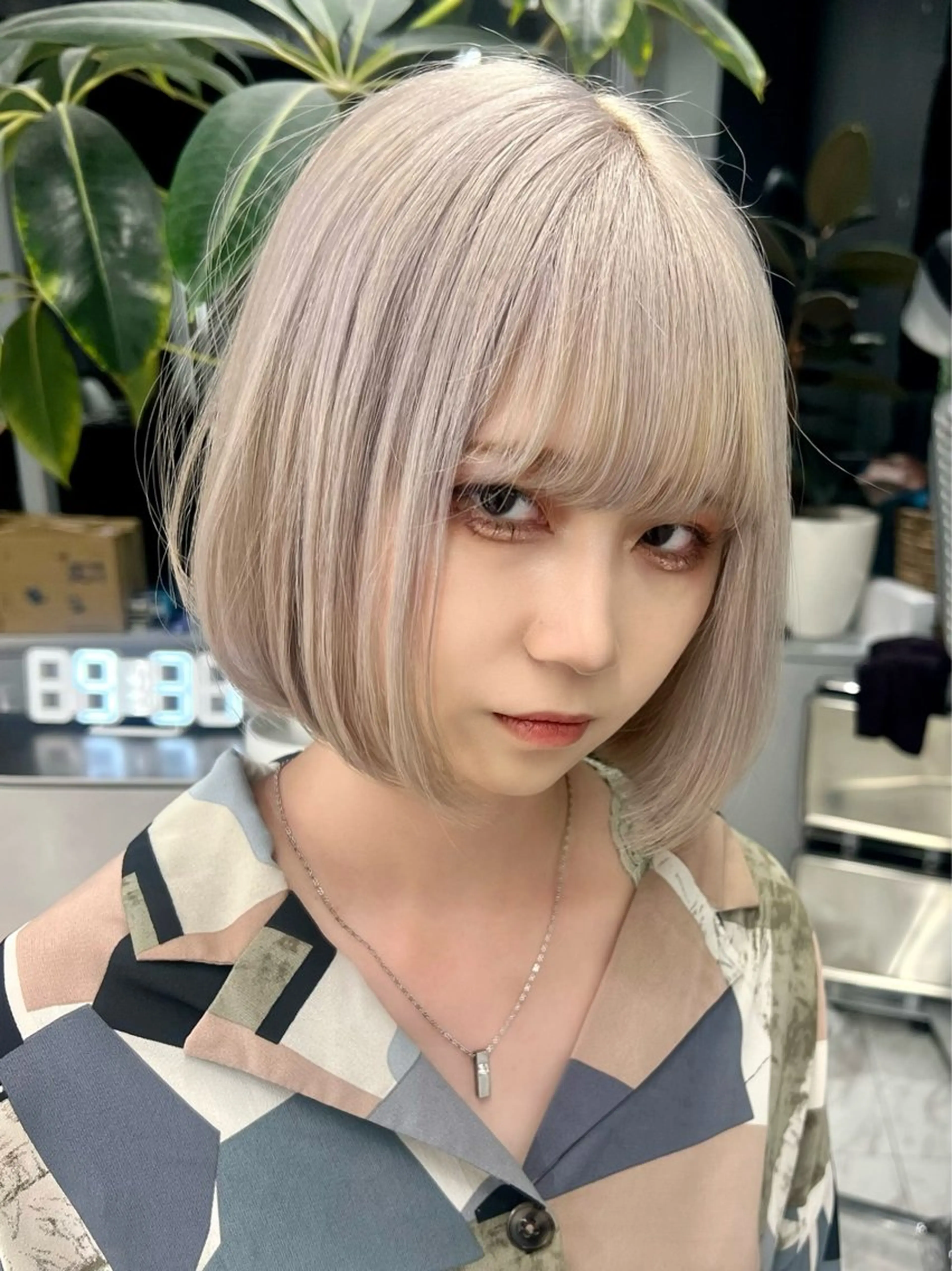 【🩵minimo限定クーポン🩵】🤍ホワイトブリーチ➕TOKIOトリートメント➕似合わせカット🤍の写真