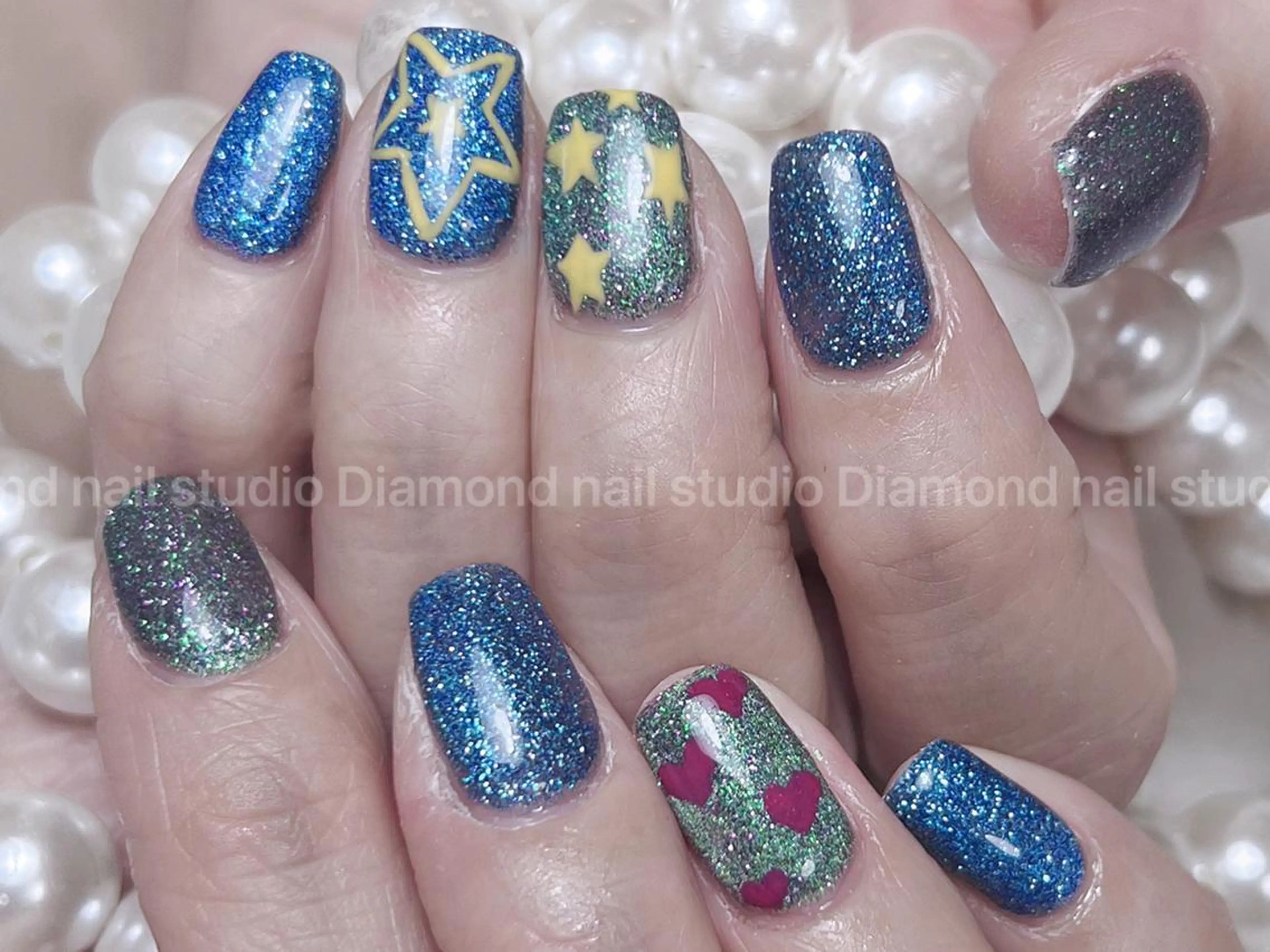 ネイル ゴージャス 持ち込み ハンドネイル DIAMOND 💅のネイルデザイン