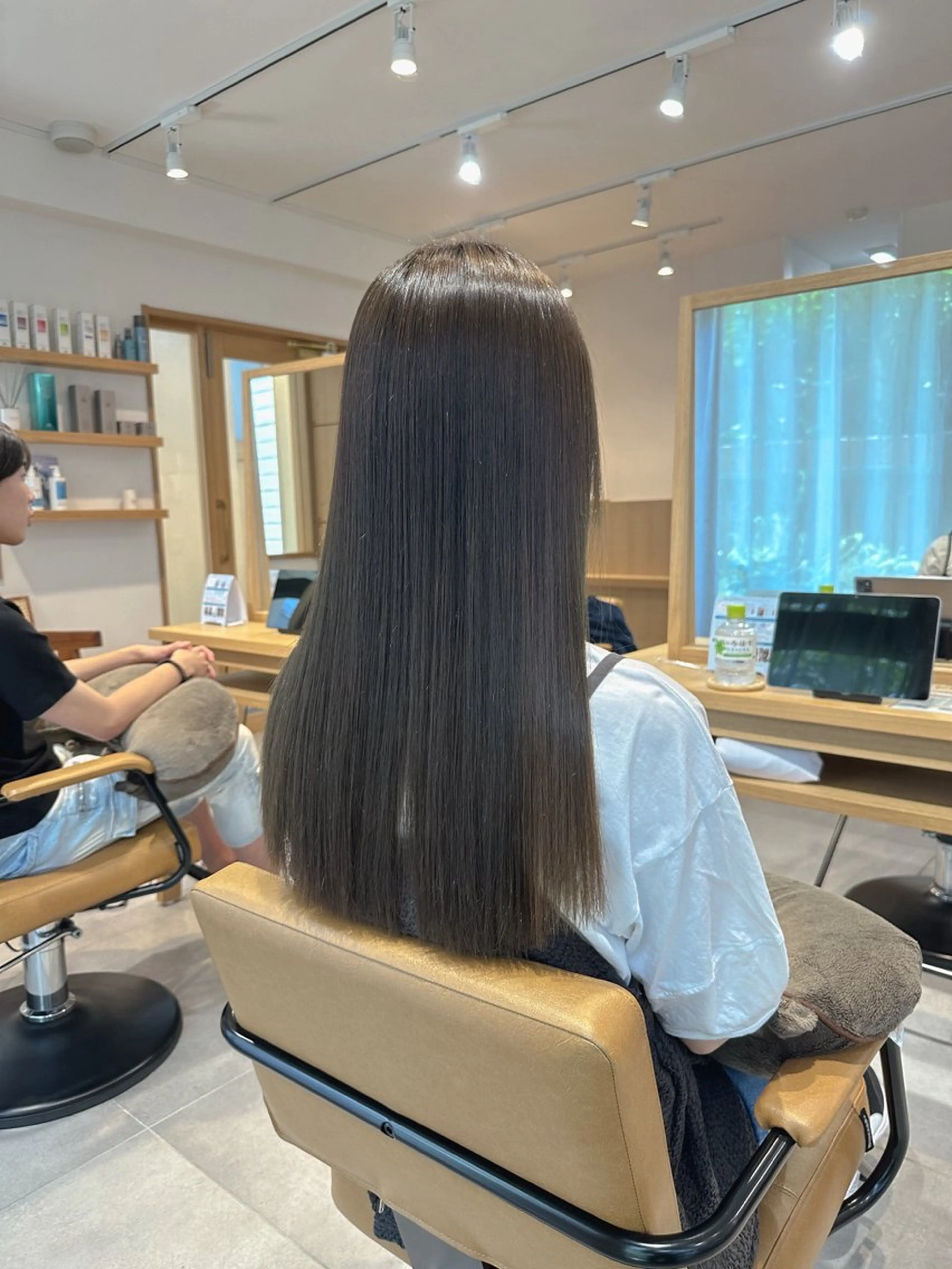 ロング パーマ カット 縮毛矯正 トリートメント 🌱加藤　胡太郎 /艶髪ストレート🌱のヘアスタイル