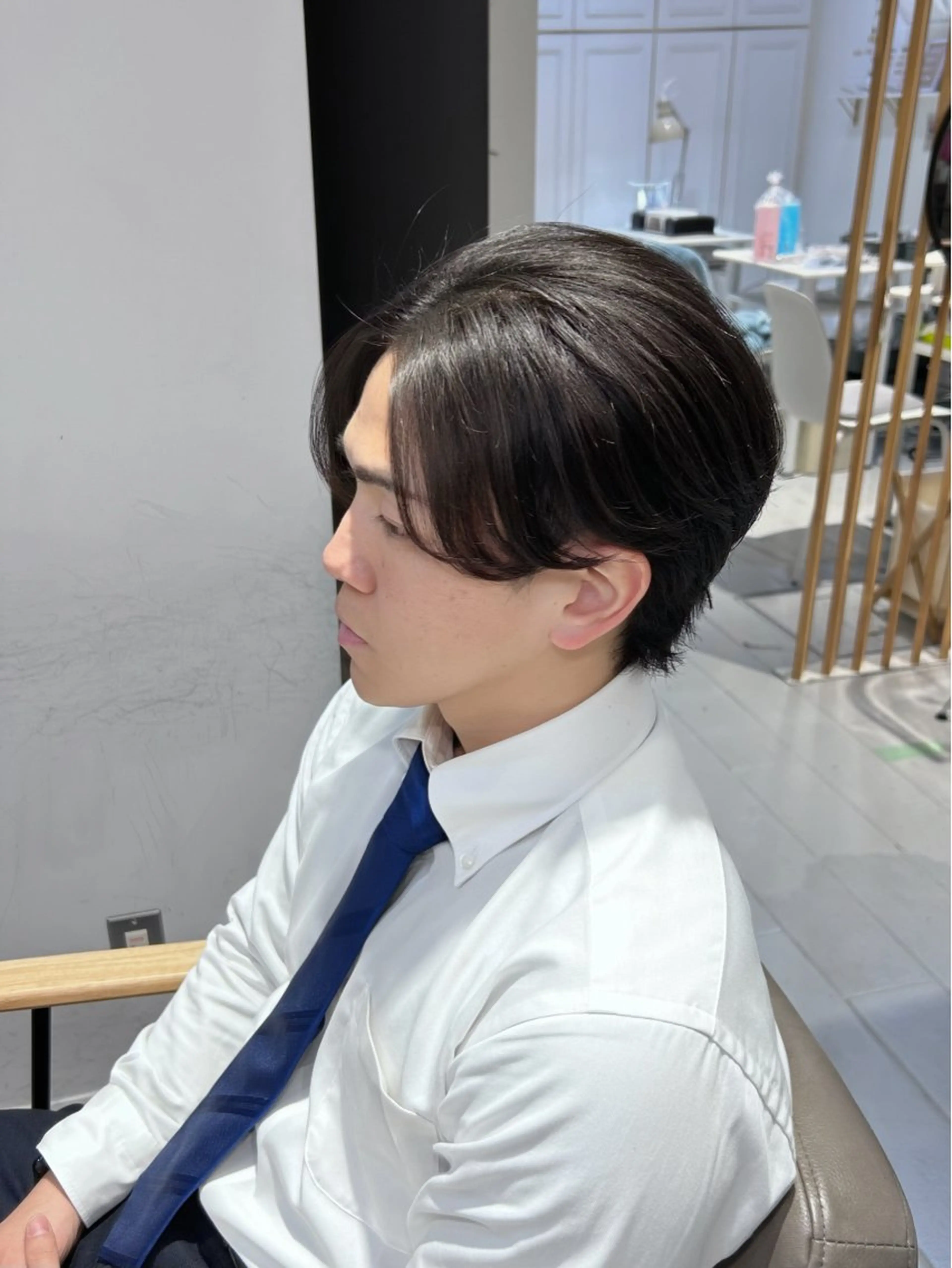 メンズ カット レイヤーカット🐺 hina🩶のヘアスタイル