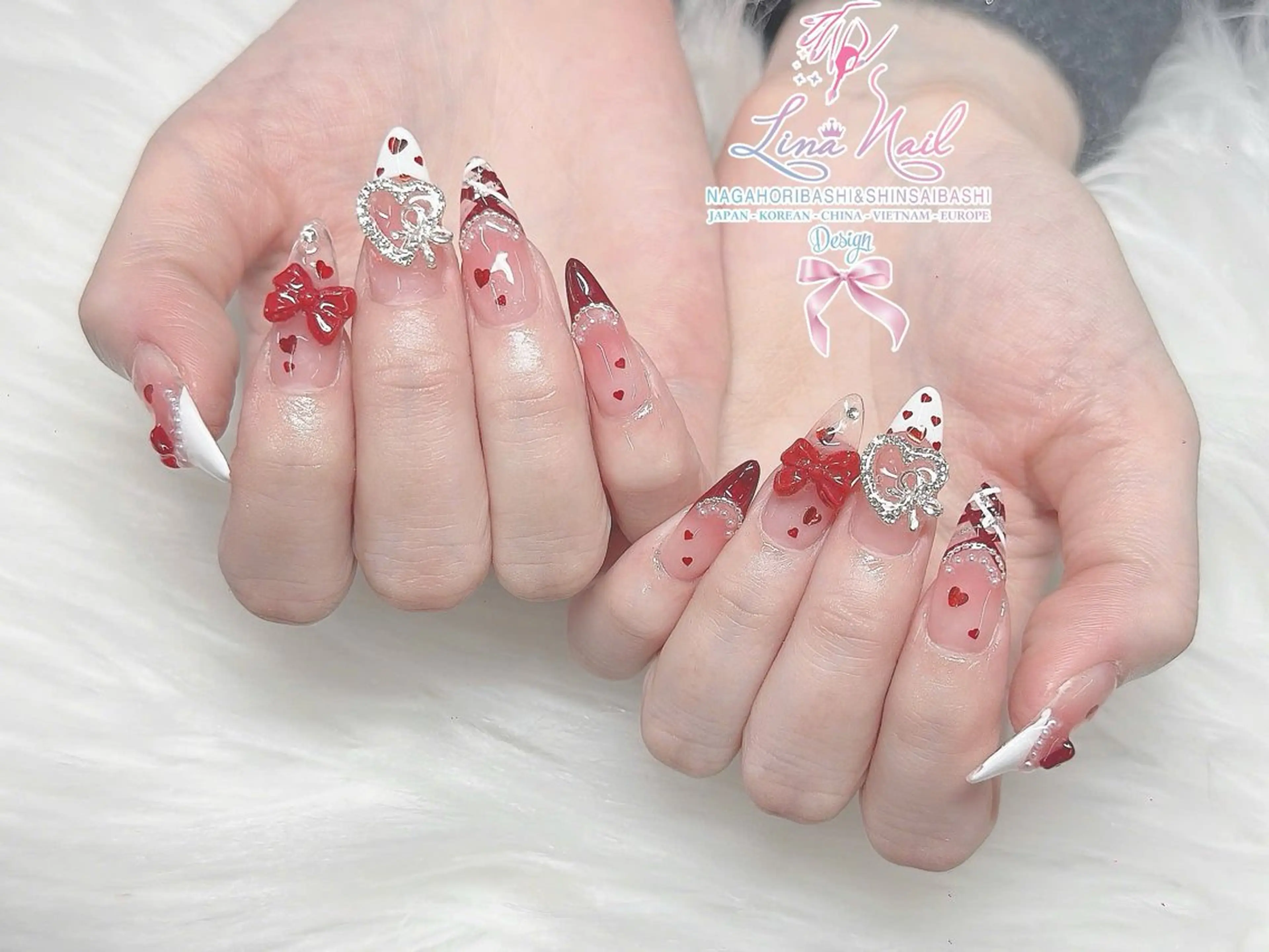 ネイル フットネイル ジェルネイル 持ち込み ネイルチップ ハンドネイル リナネイル 長堀橋店／東心斎橋店のネイルデザイン