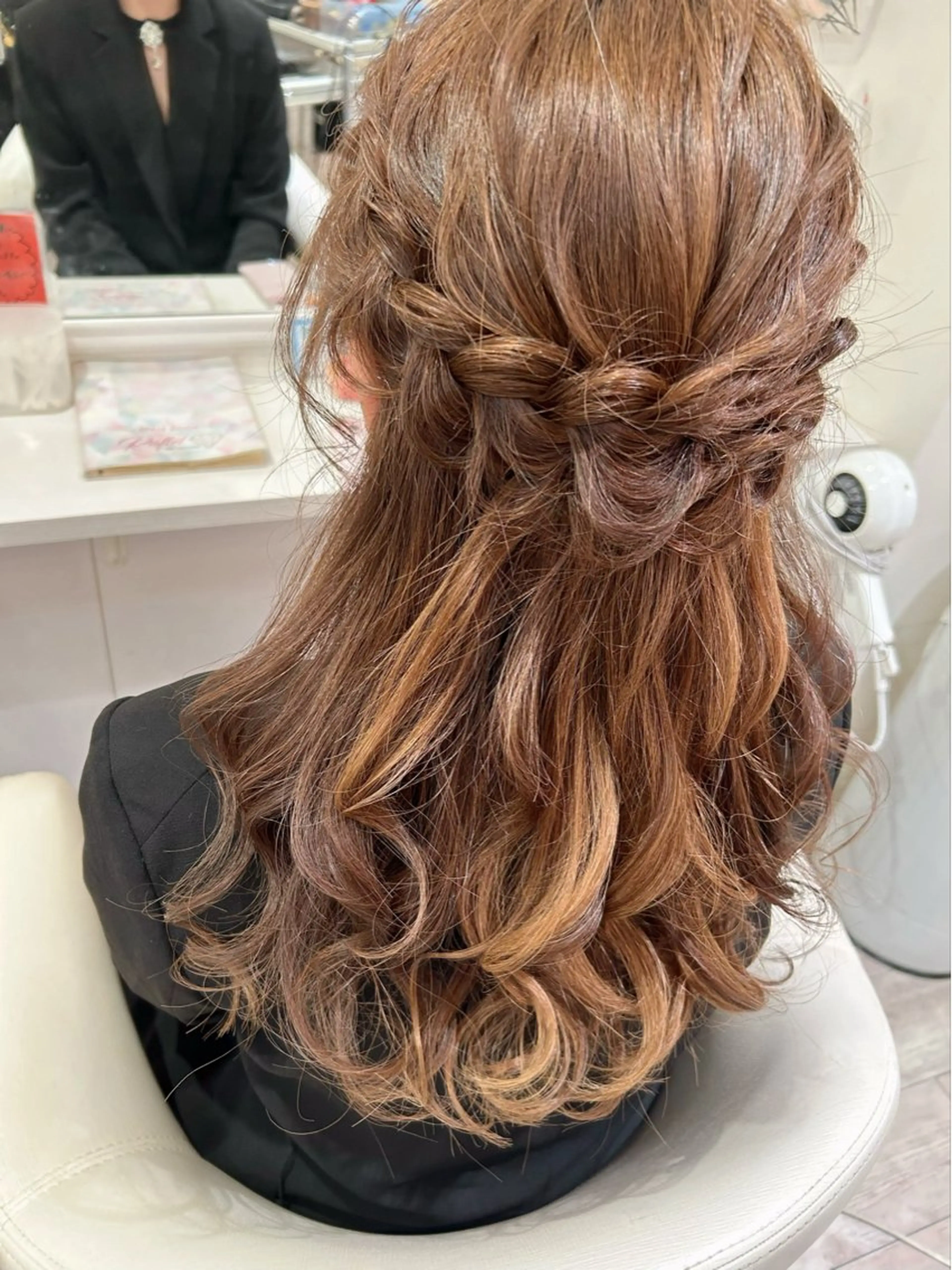 ロング ヘアアレンジ セットサロン      ラフテル所属・大阪/ヘアアレンジ /似合わせset💐のヘアスタイル