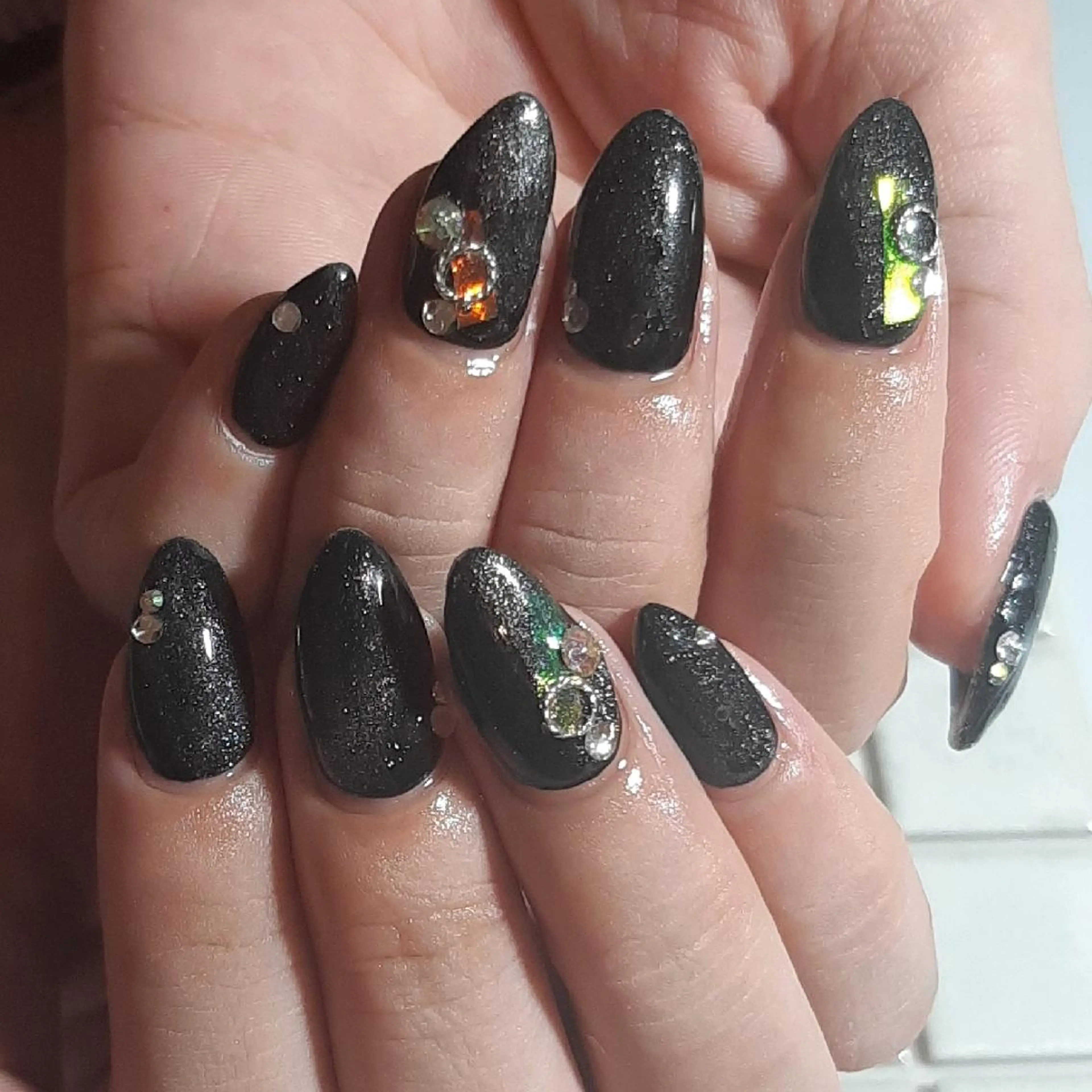 ネイル マグネットネイル ハンドネイル private salon mieのネイルデザイン