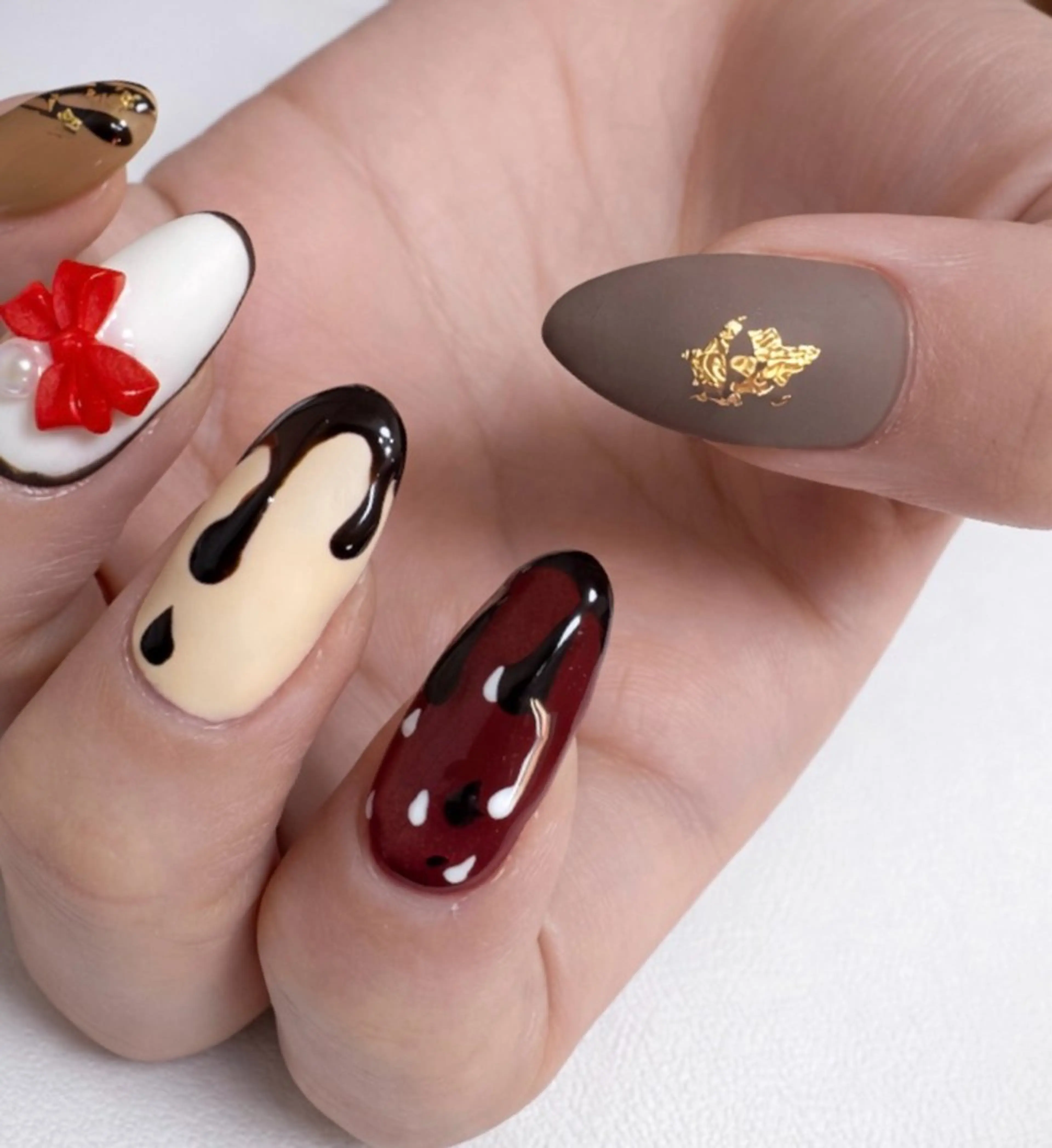 ネイル バレンタイン 自宅サロン mArsのネイルデザイン