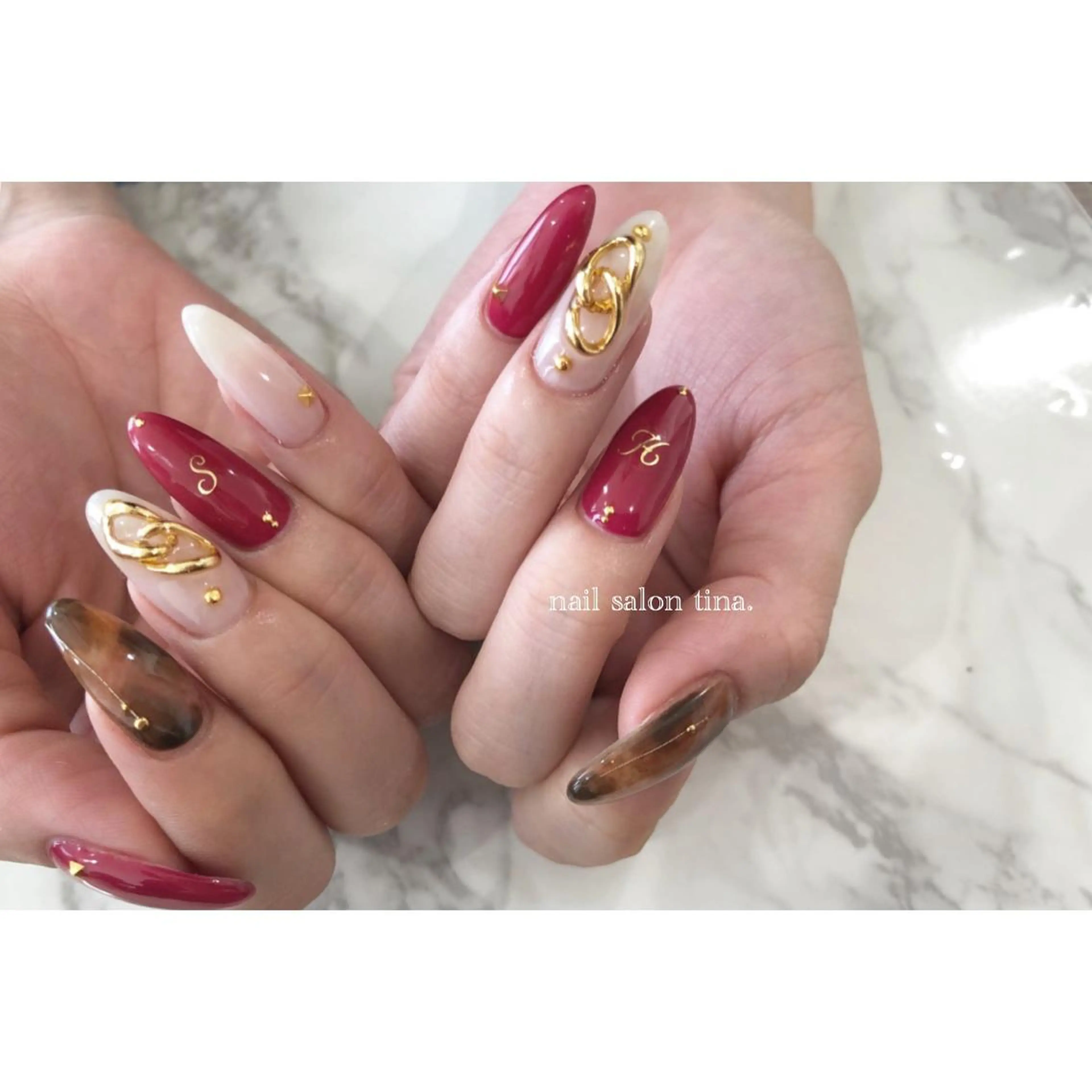 ネイル nail salon tina.所属・中山 はづきのネイルデザイン