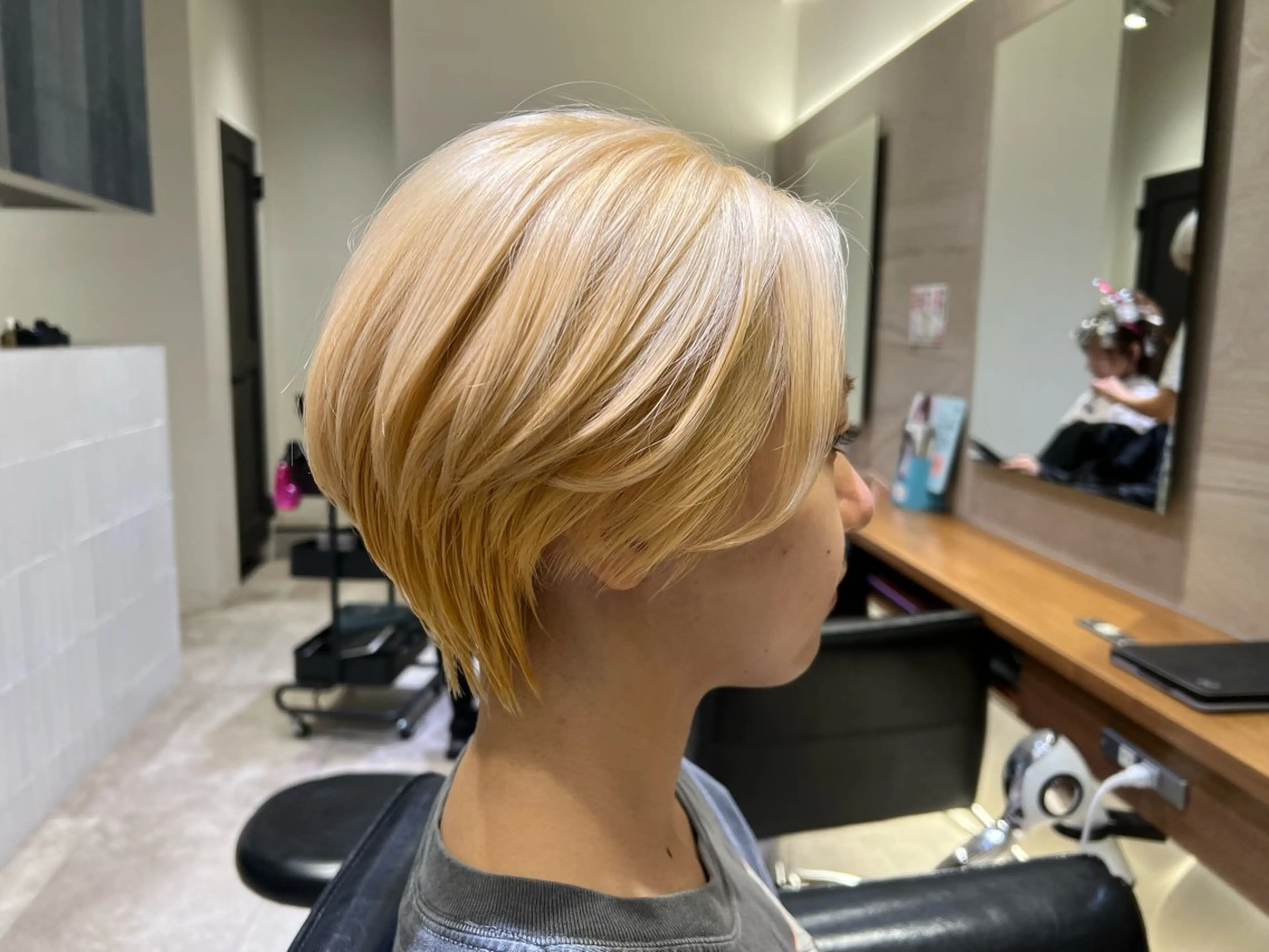 ショート 🫧韓国ヘア 透明感 カラー🫧福田 楓のヘアスタイル