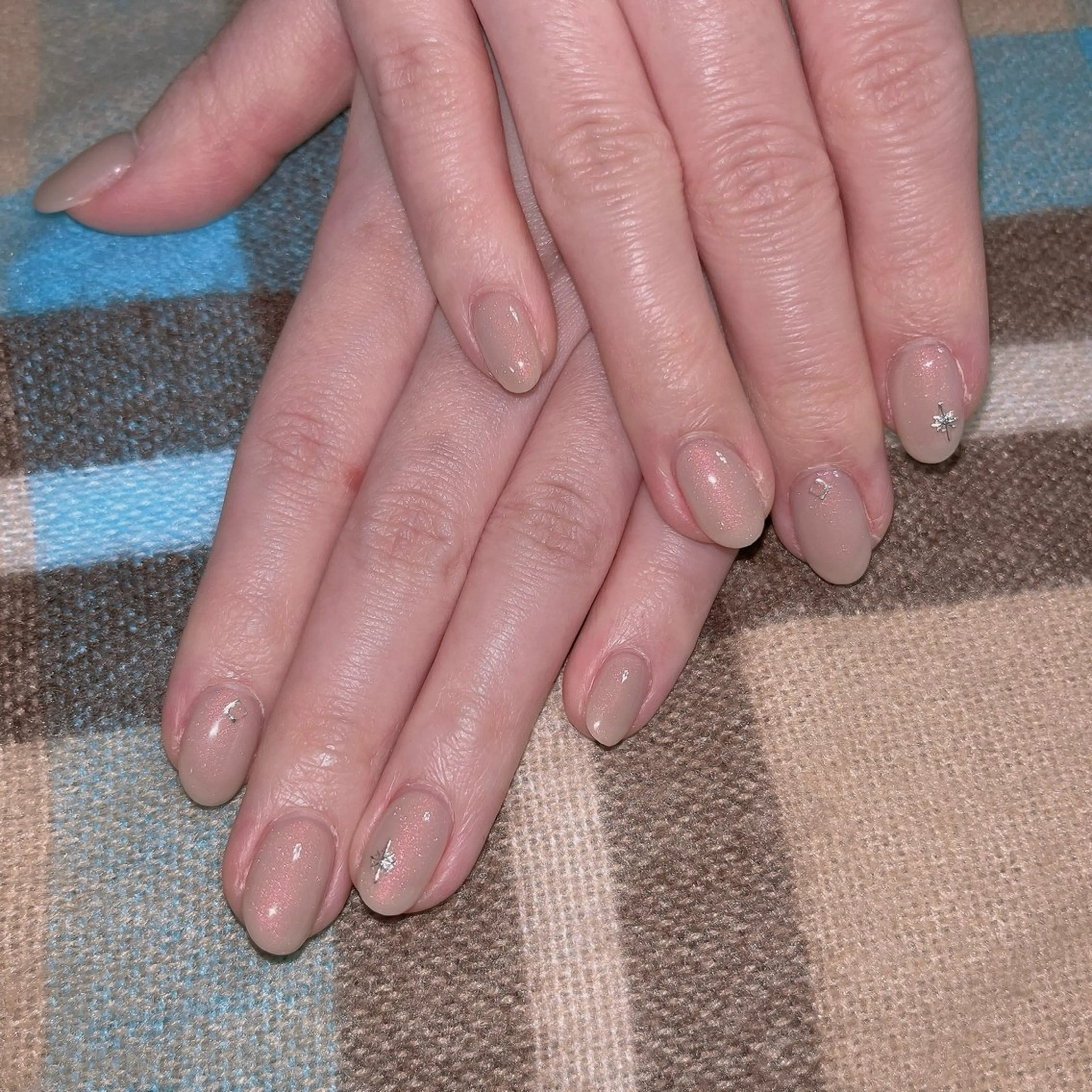 ネイル 持ち込み ワンカラーネイル NICO Saoriのネイルデザイン