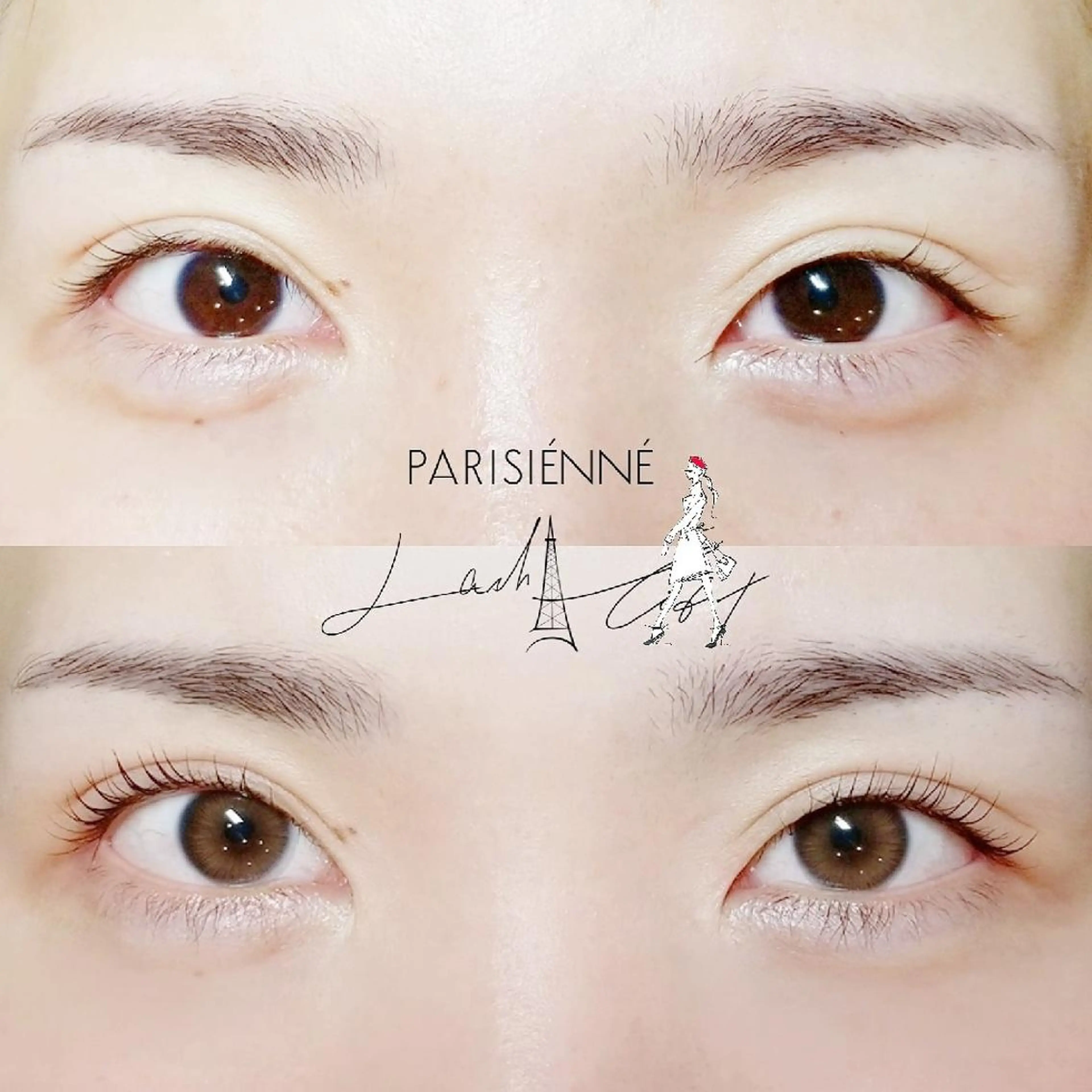 マツエク・マツパ パリジェンヌラッシュリフト 一重×まつ毛パーマ M SAORIのマツエク・マツパデザイン