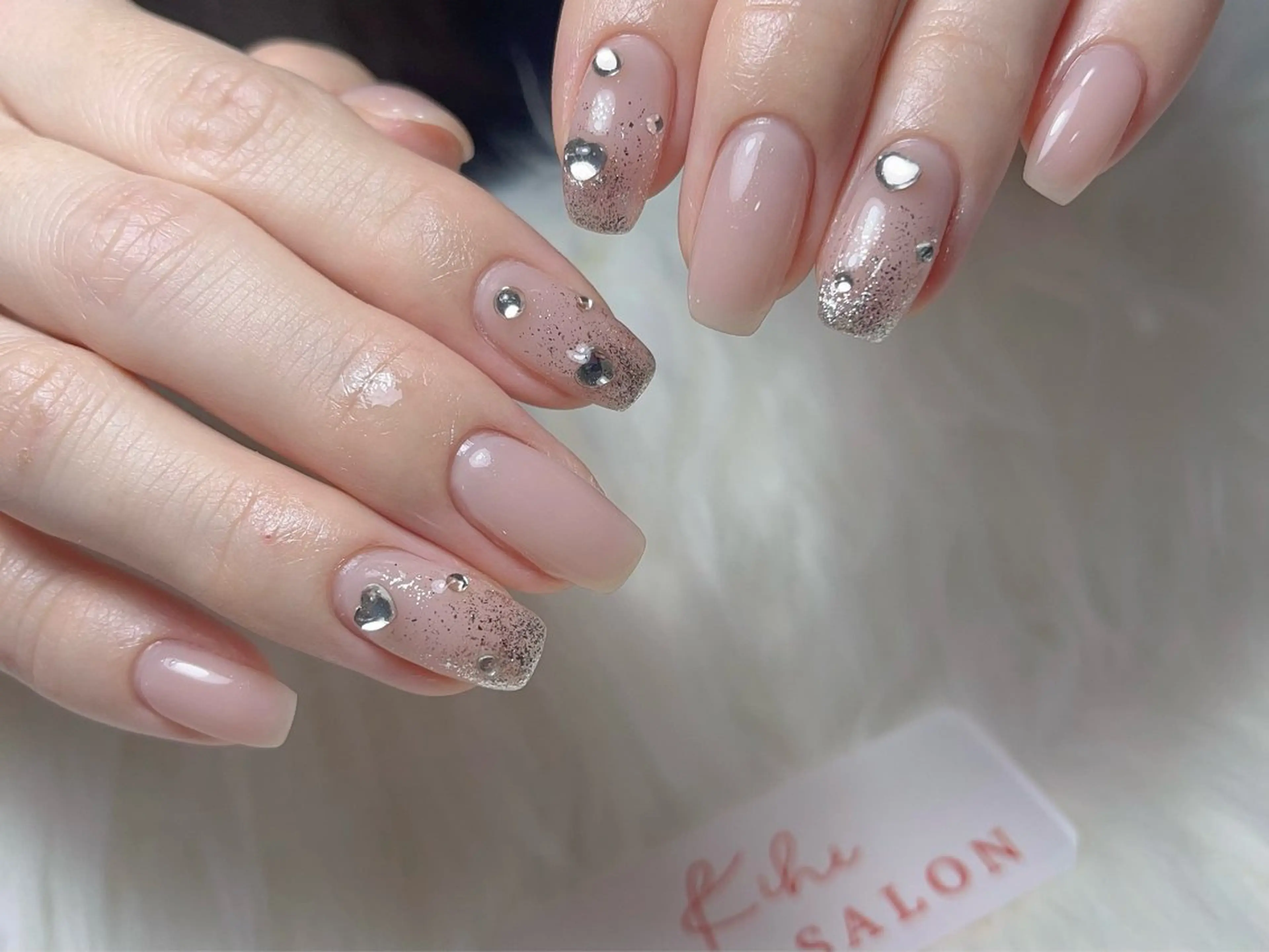 ネイル アートネイル フレンチネイル ジェルネイル グラデーション 韓国ネイル ハンドネイル ハンドケア さくら💮💮 【オフ無料】のネイルデザイン