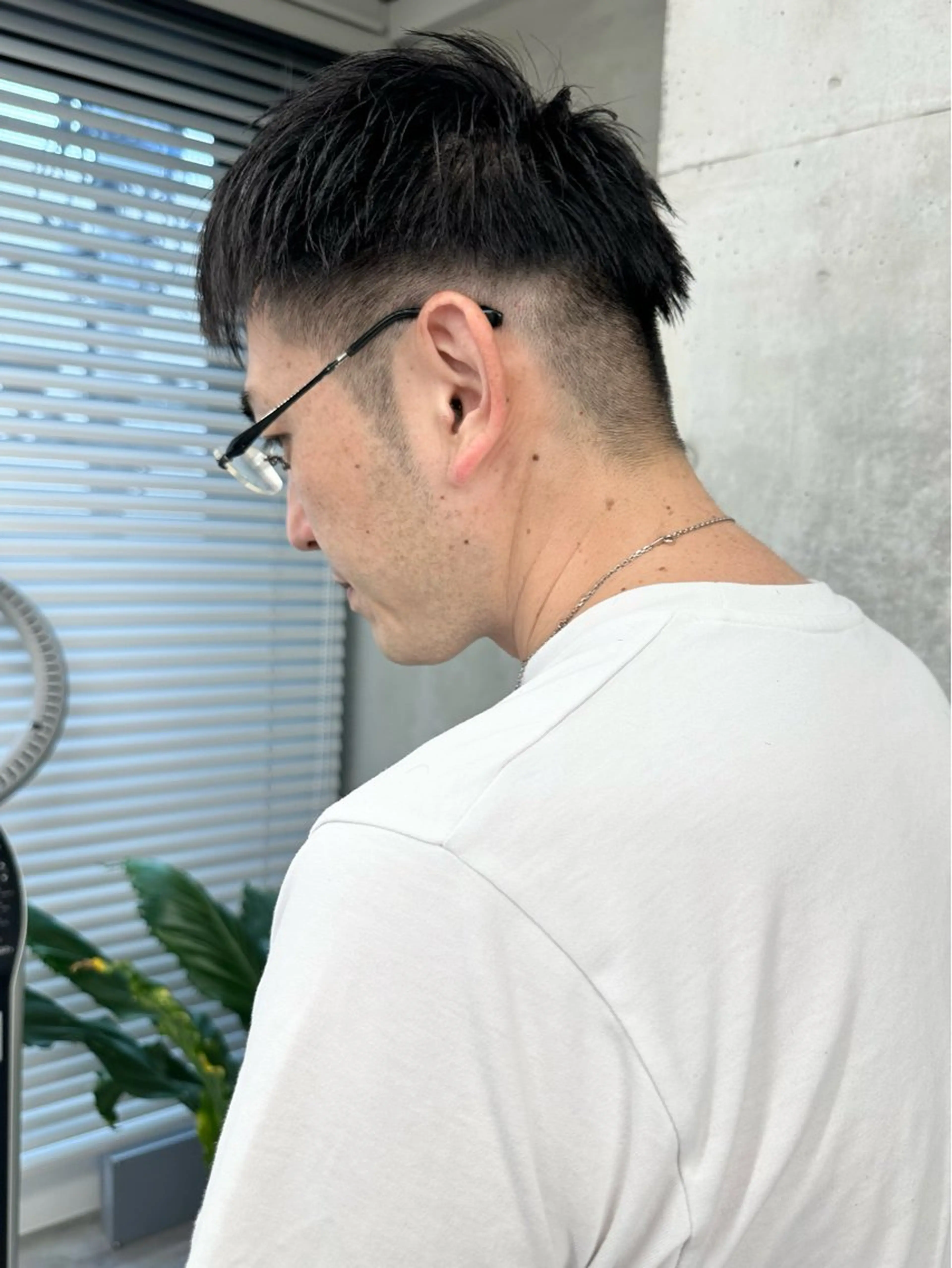 ショート メンズ 小顔ボブ/お悩み解決 /ボブパーマ/とういのヘアスタイル